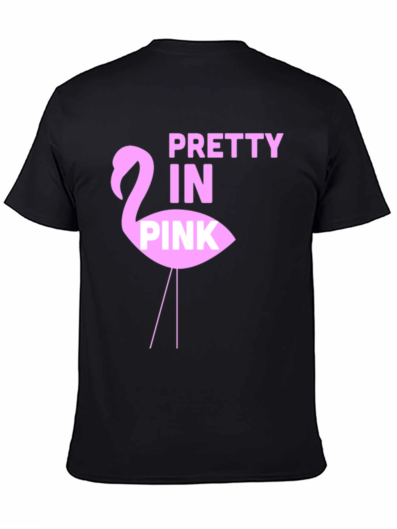 Pretty in Pink Flamingo Graphic Tee