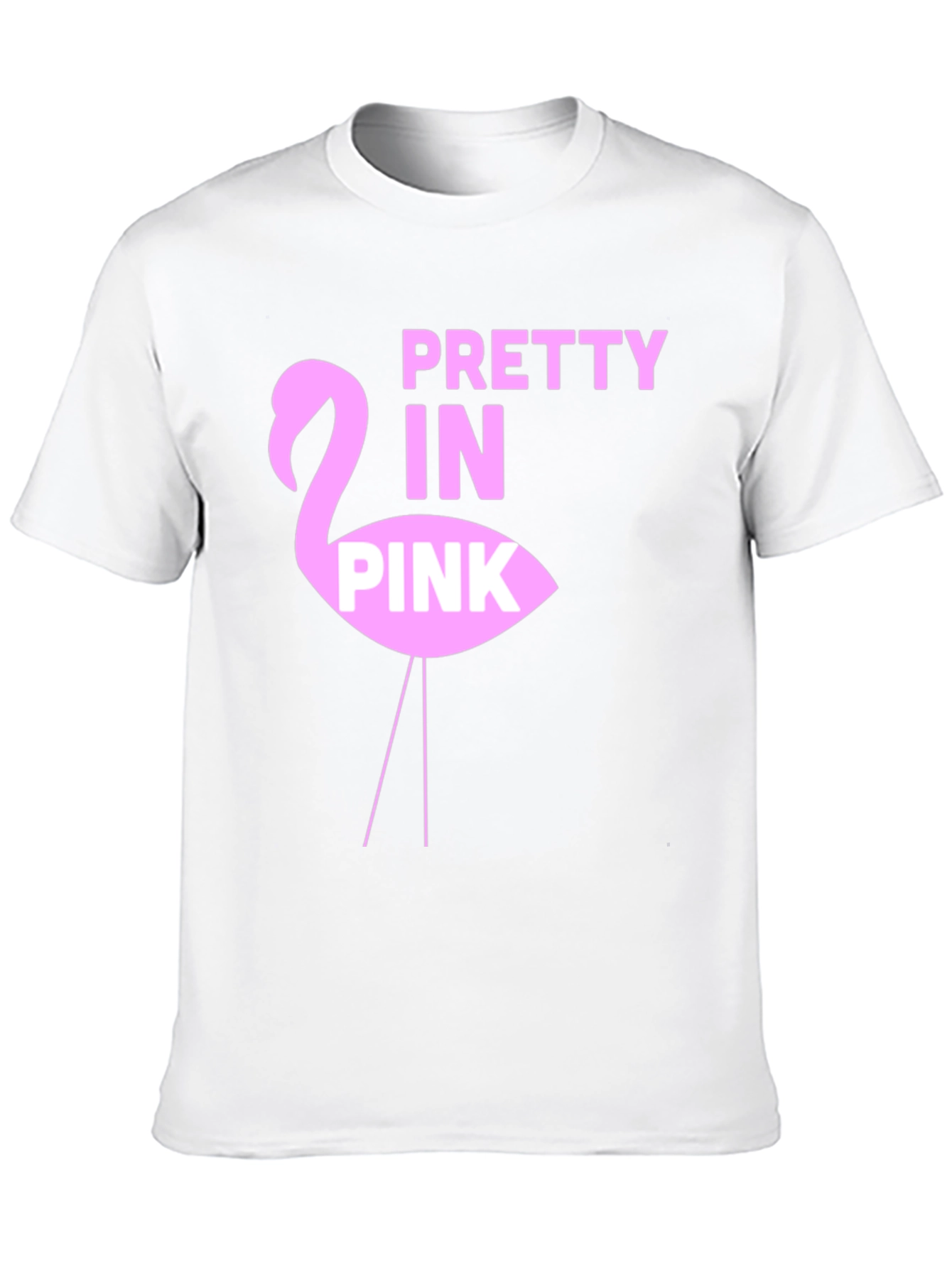 Pretty in Pink Flamingo Graphic Tee