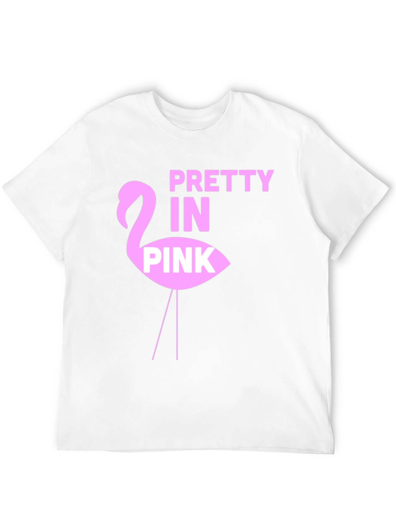 Pretty in Pink Flamingo Graphic Tee