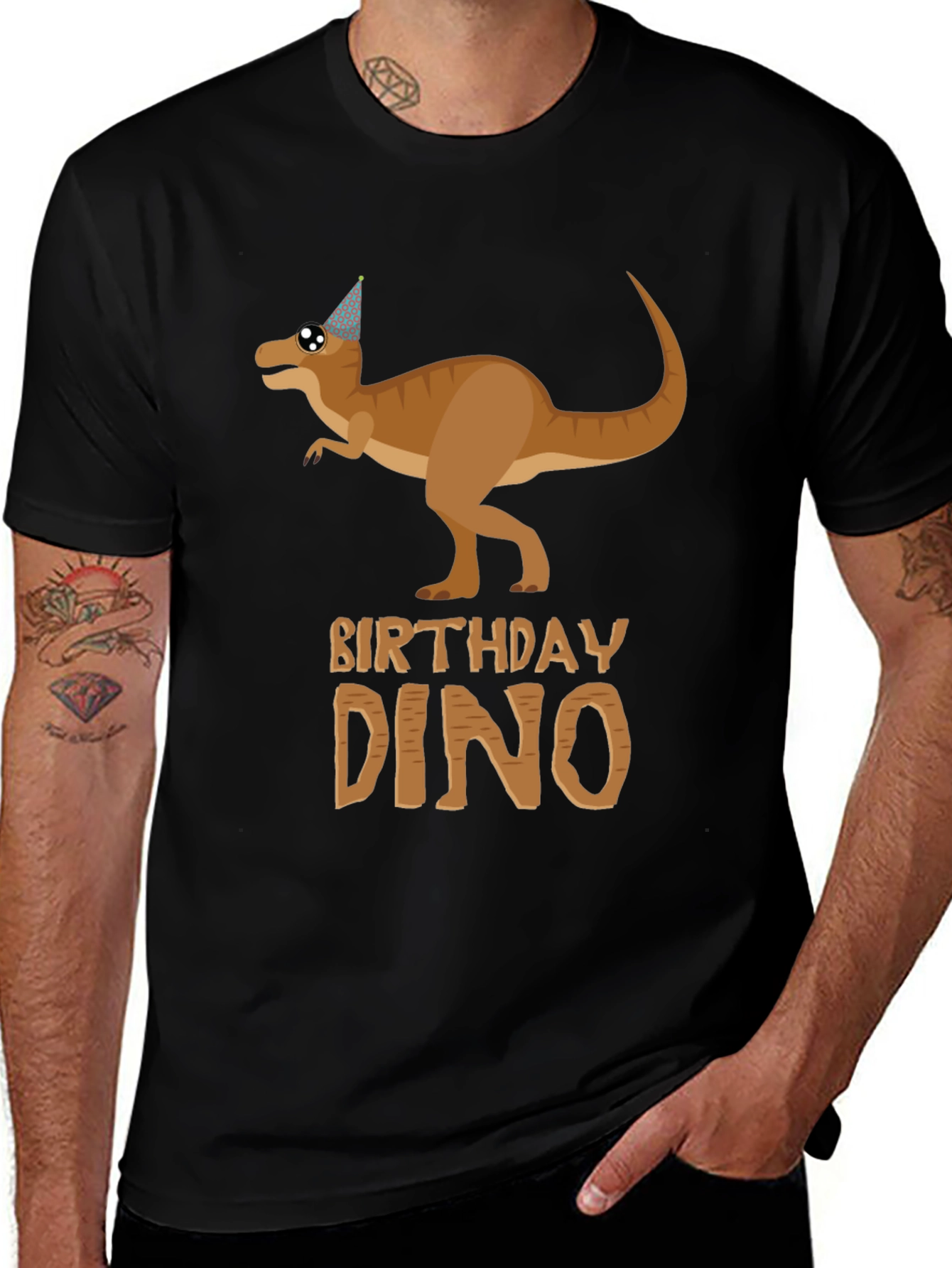 Birthday Dino T-Shirt - Fun Party Apparel