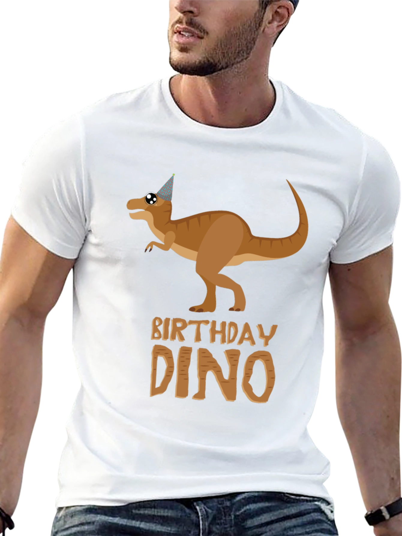 Birthday Dino T-Shirt - Fun Party Apparel