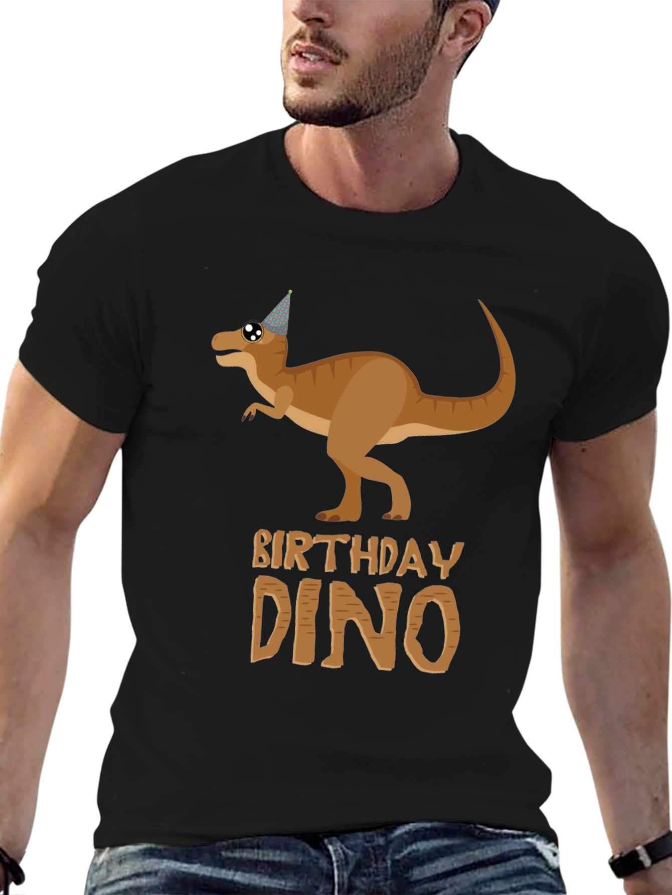 Birthday Dino T-Shirt - Fun Party Apparel