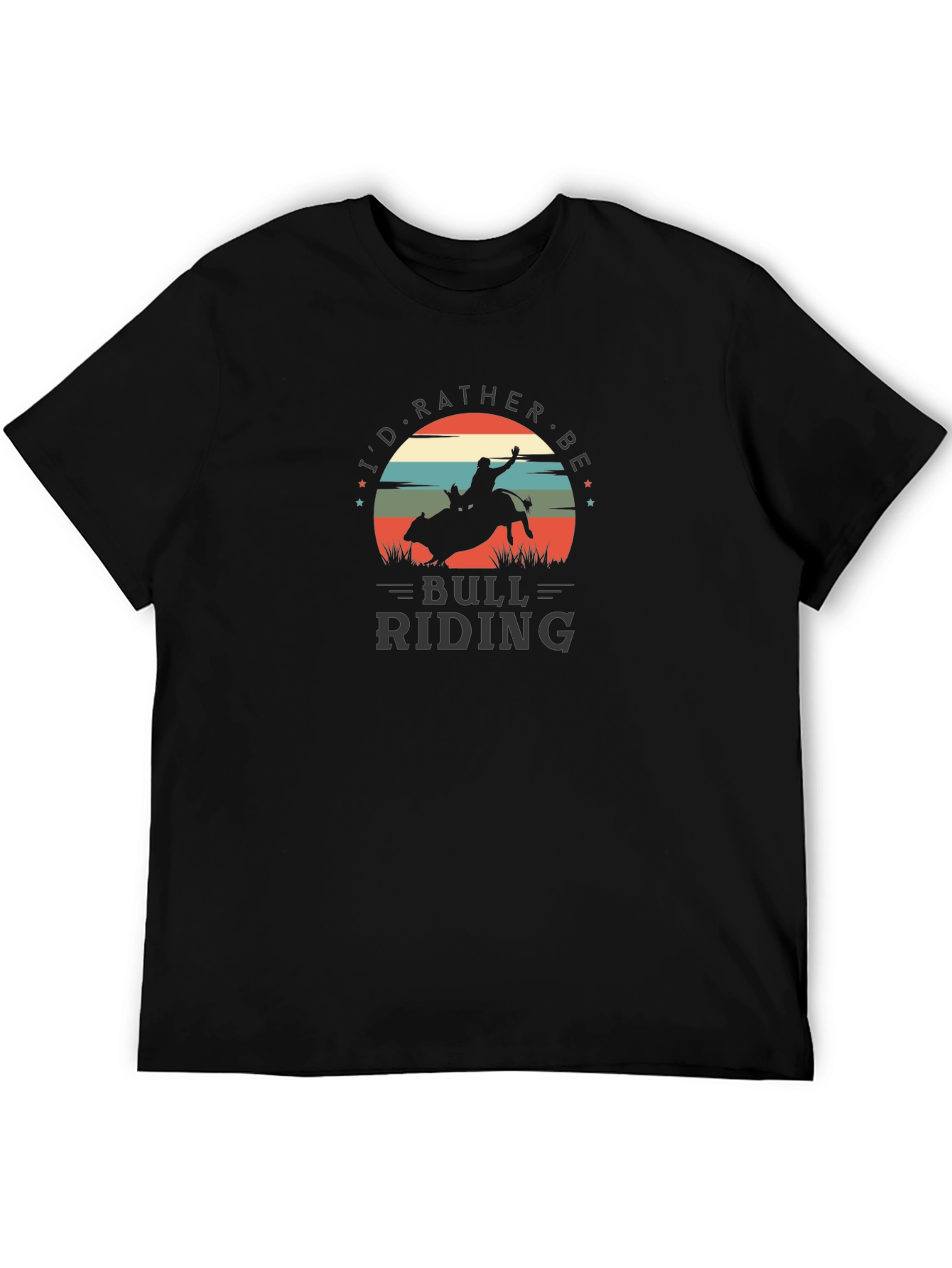 Bull Riding T-Shirt - Cowboy Rodeo Graphic Tee