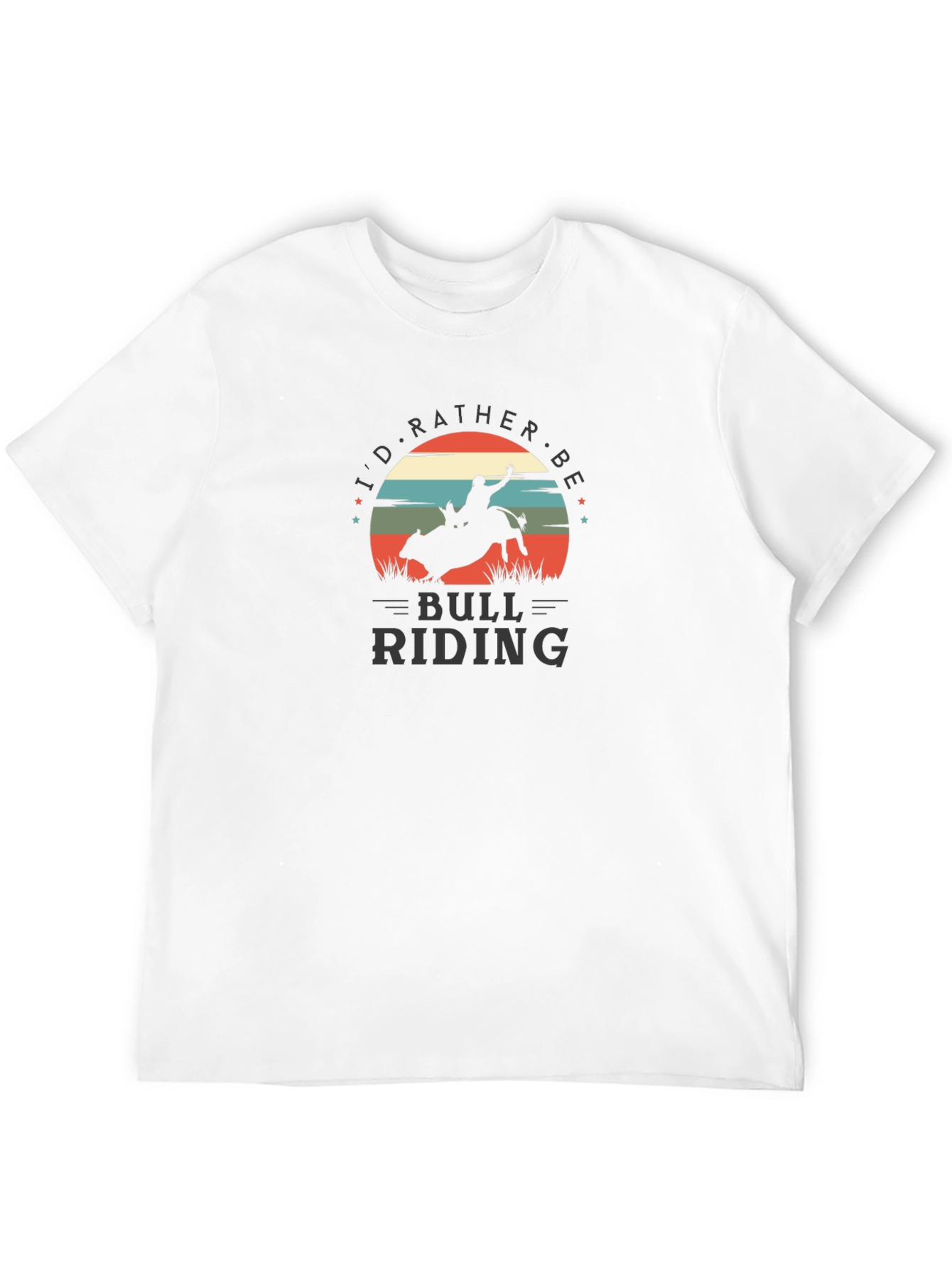 Bull Riding T-Shirt - Cowboy Rodeo Graphic Tee