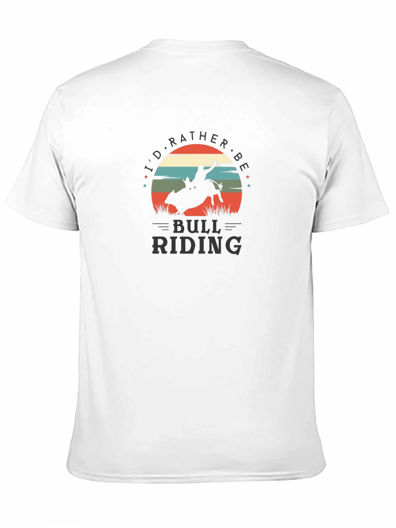 Bull Riding T-Shirt - Cowboy Rodeo Graphic Tee