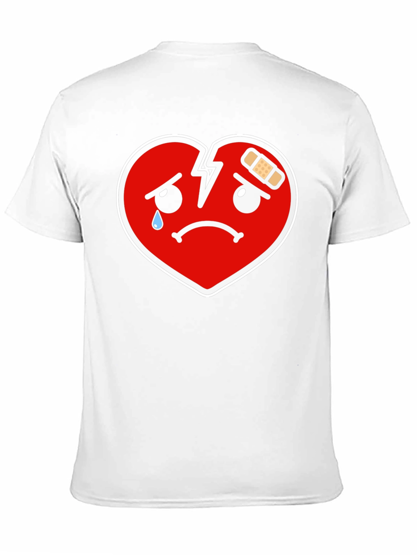 Sad Broken Heart Graphic T-Shirt