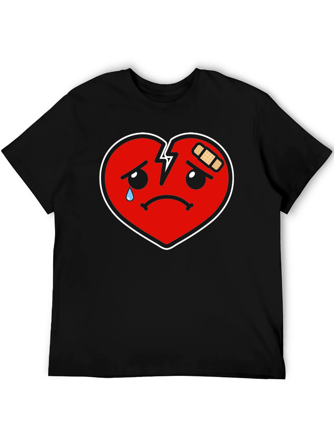 Sad Broken Heart Graphic T-Shirt
