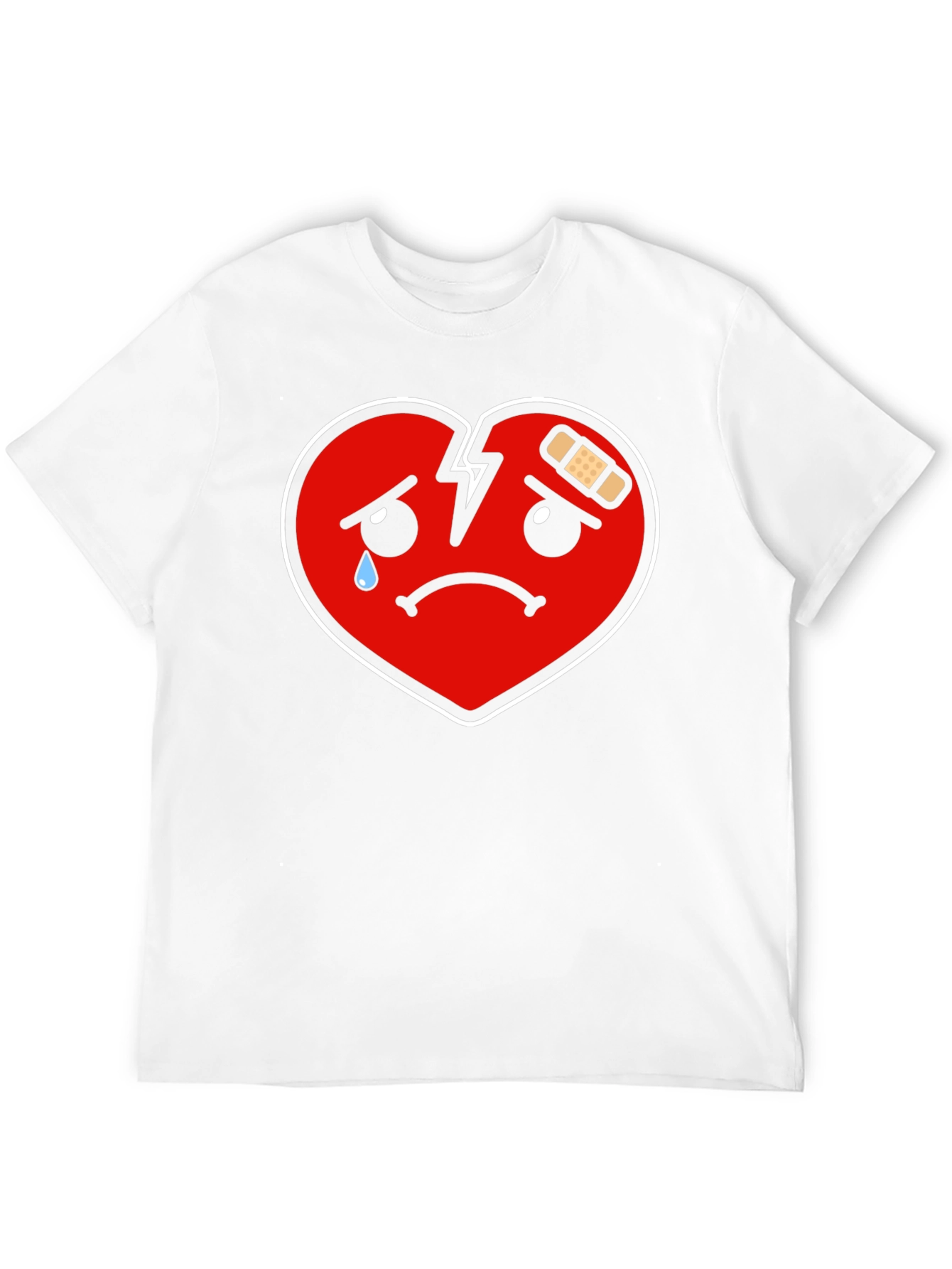 Sad Broken Heart Graphic T-Shirt