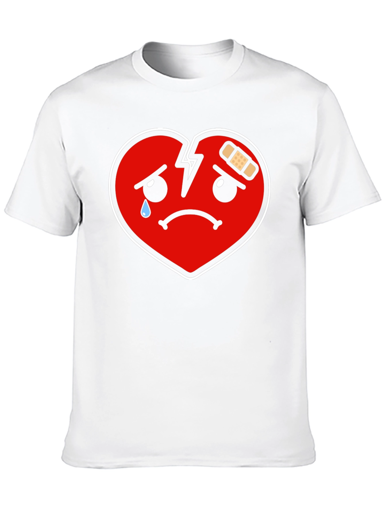 Sad Broken Heart Graphic T-Shirt