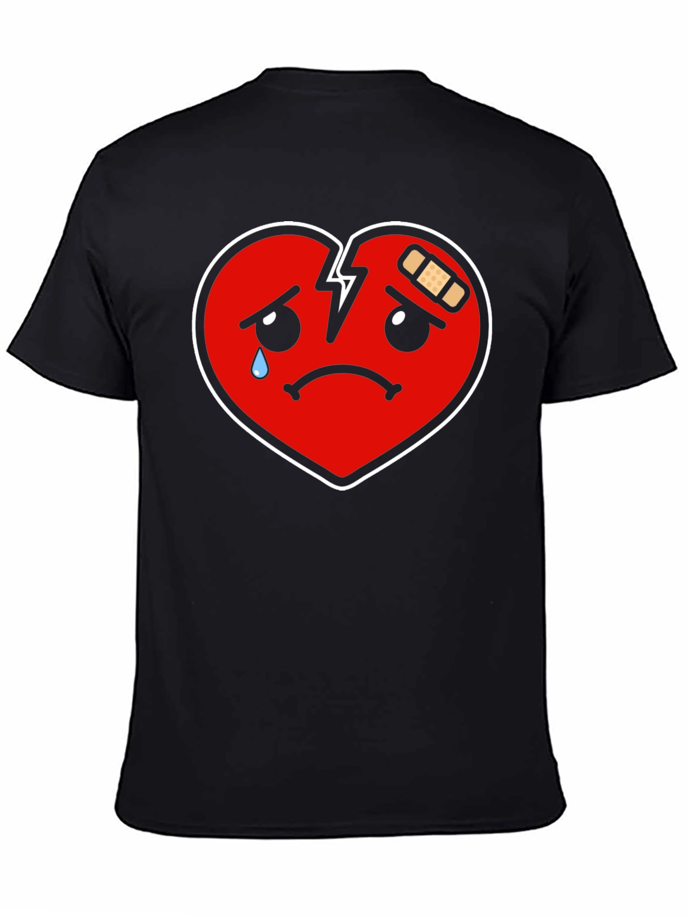 Sad Broken Heart Graphic T-Shirt