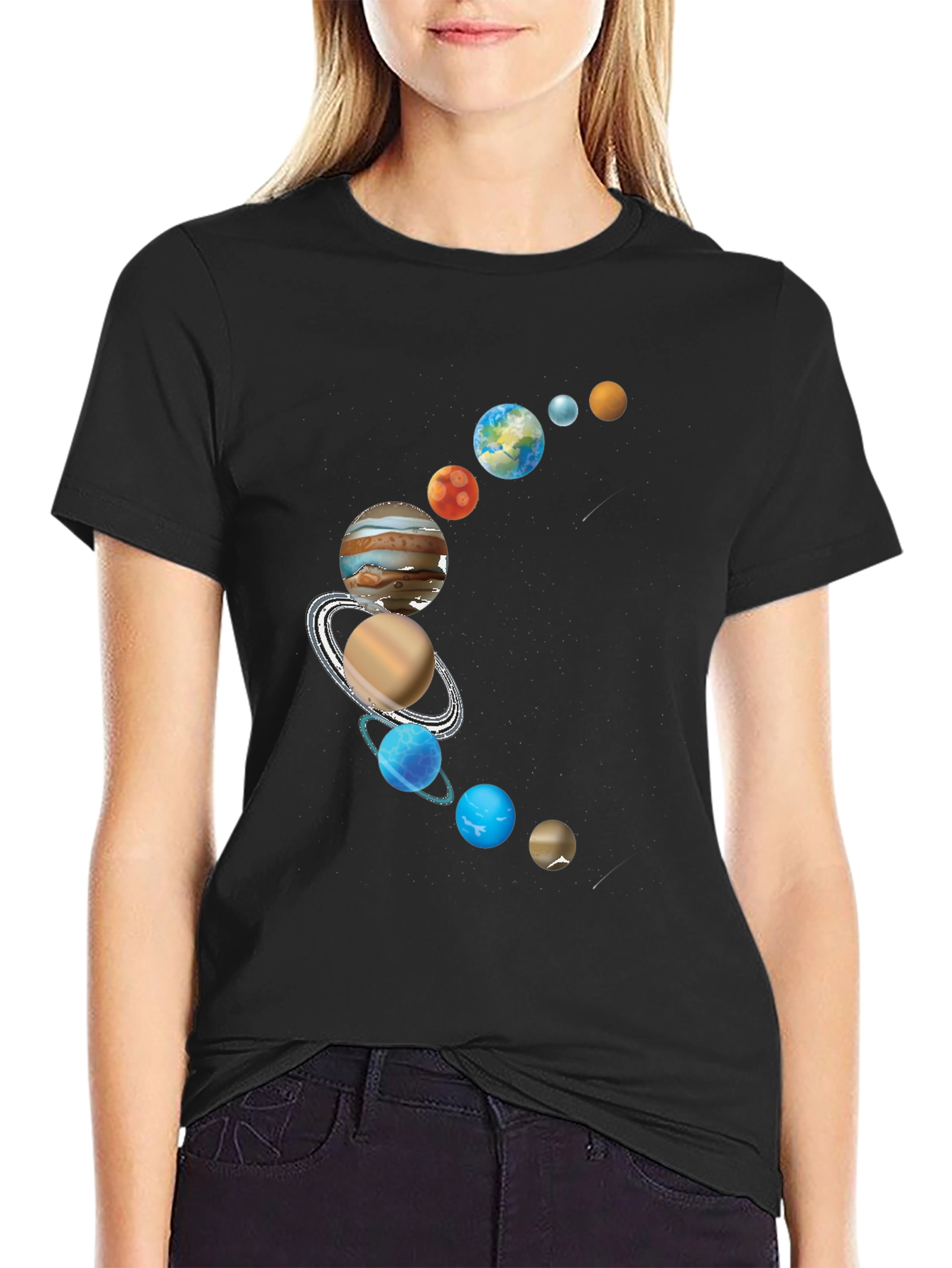 Planets Graphic Tee - Stylish Astronomy T-Shirt