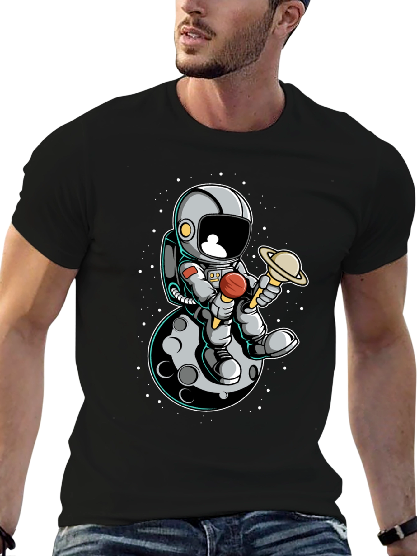 Astronaut Moon Graphic Tee