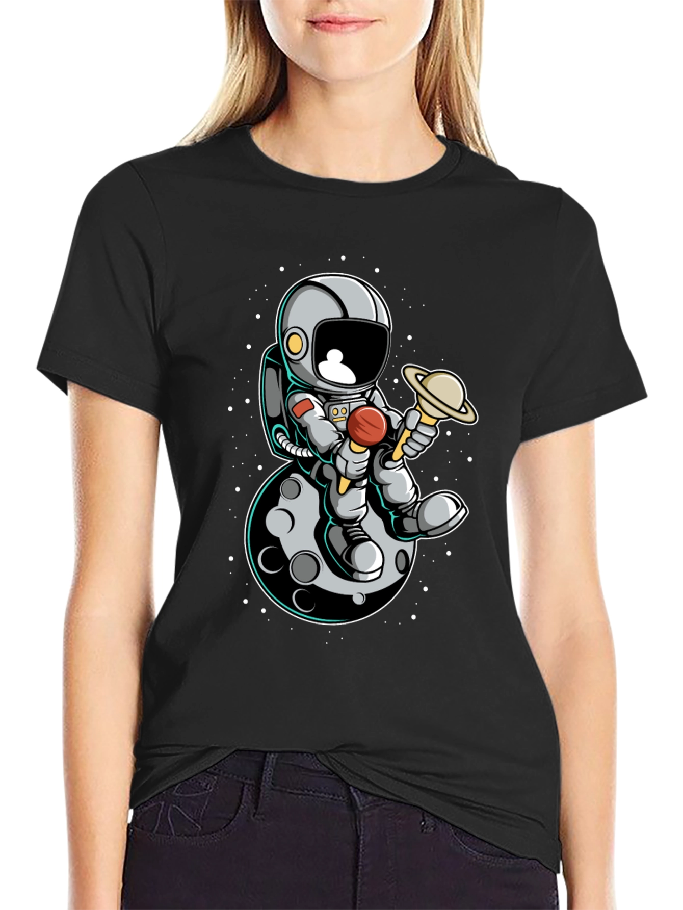 Astronaut Moon Graphic Tee