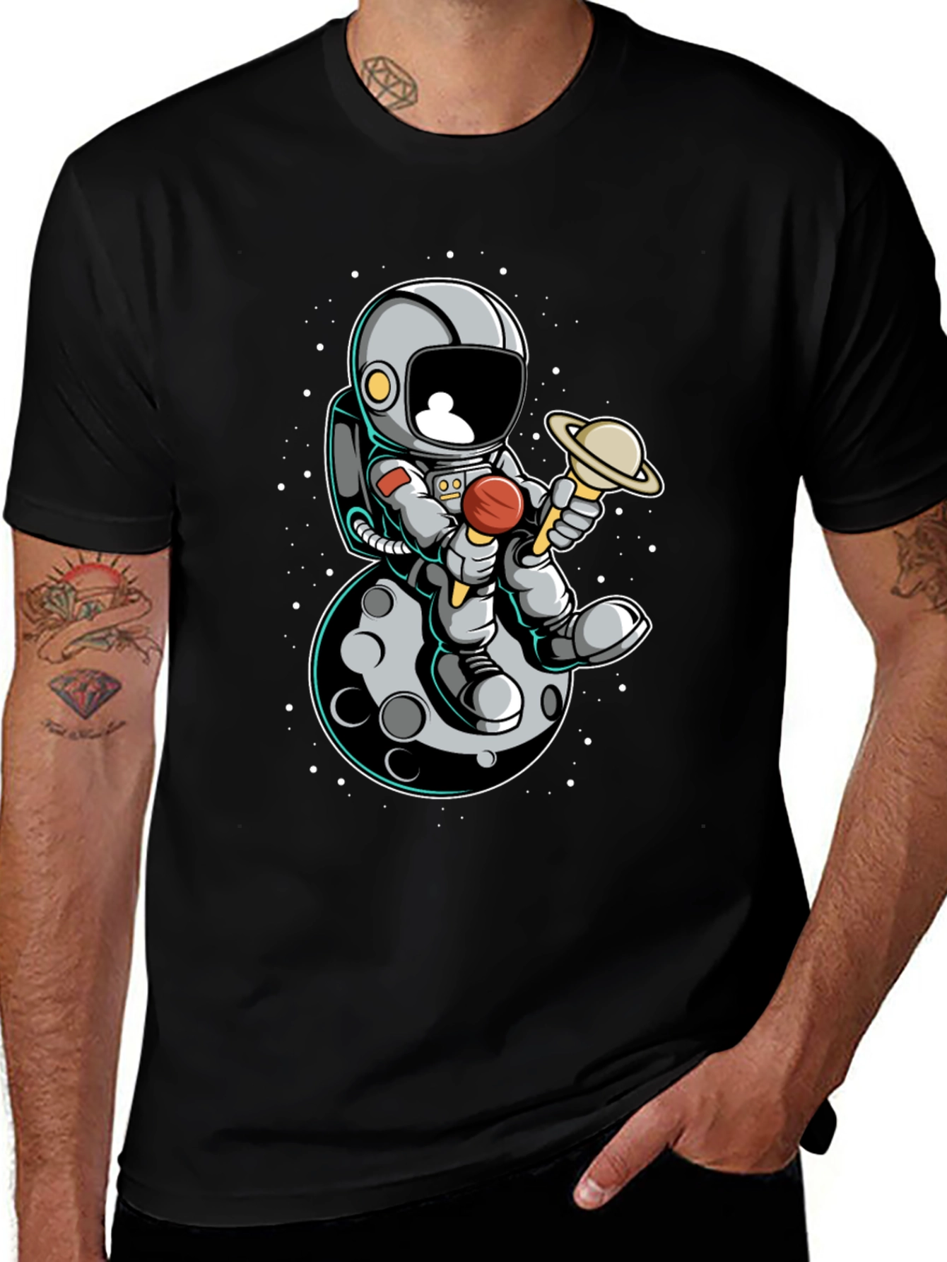 Astronaut Moon Graphic Tee