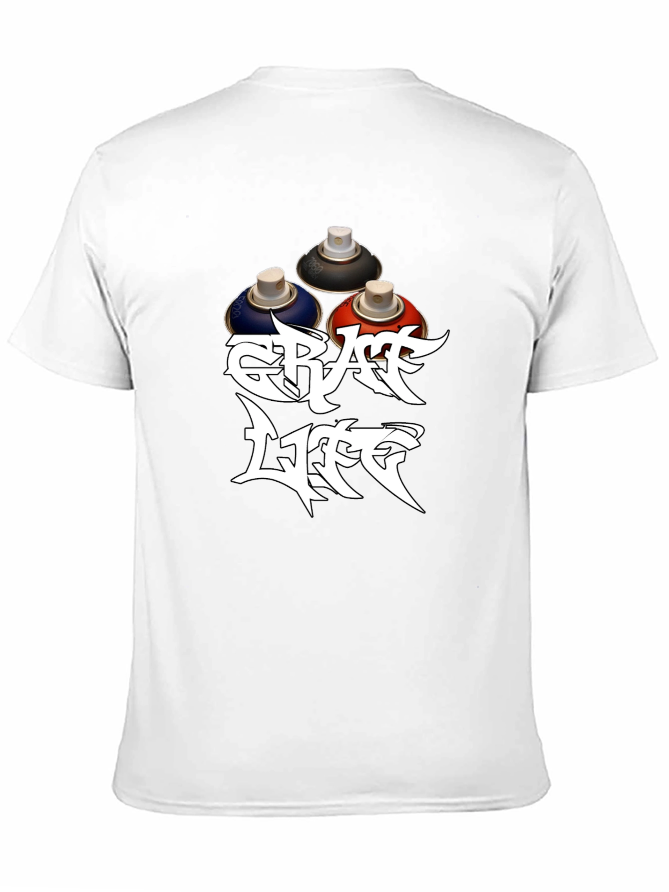 Graff Life Black T-Shirt - Street Art Style
