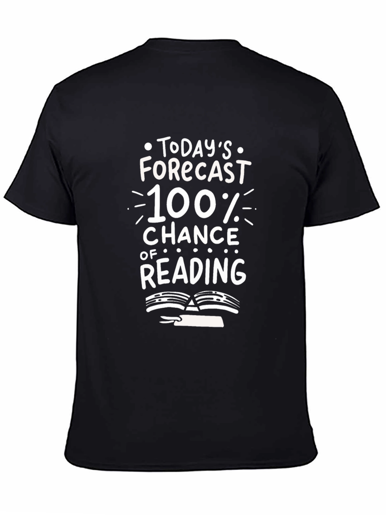 Reading Forecast T-Shirt - 100% Chance of Books!