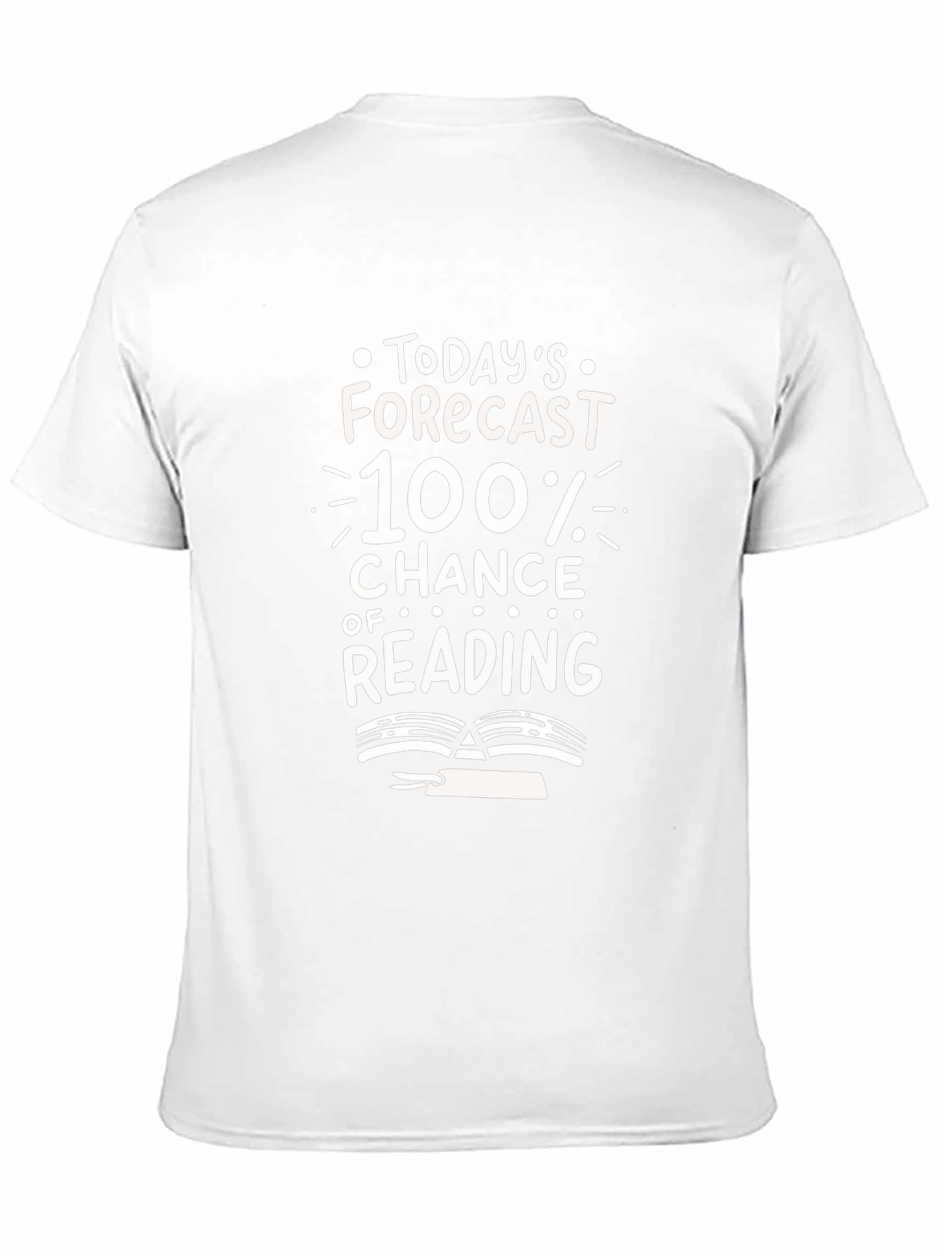 Reading Forecast T-Shirt - 100% Chance of Books!
