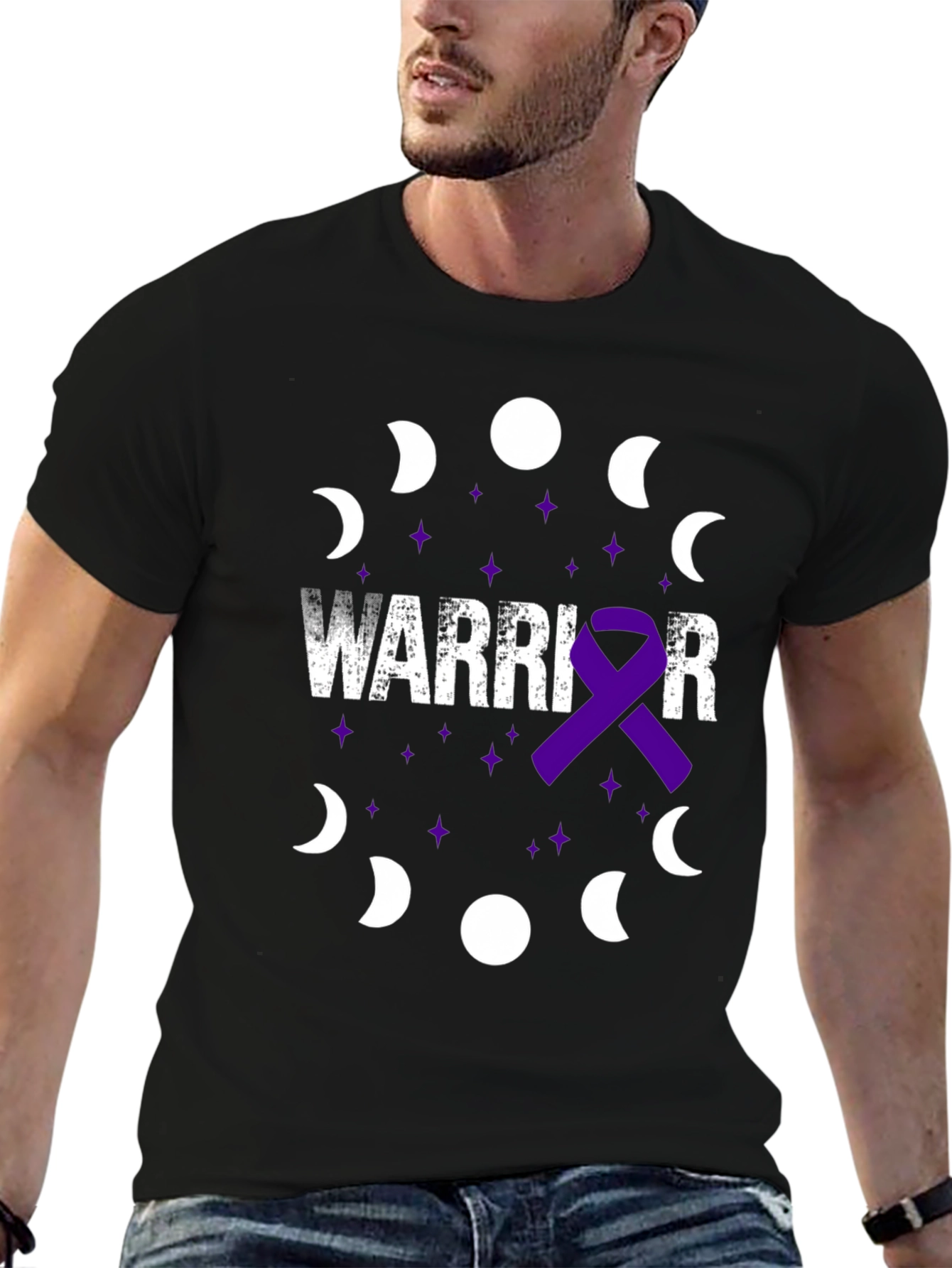 Warrior Purple Ribbon T-Shirt