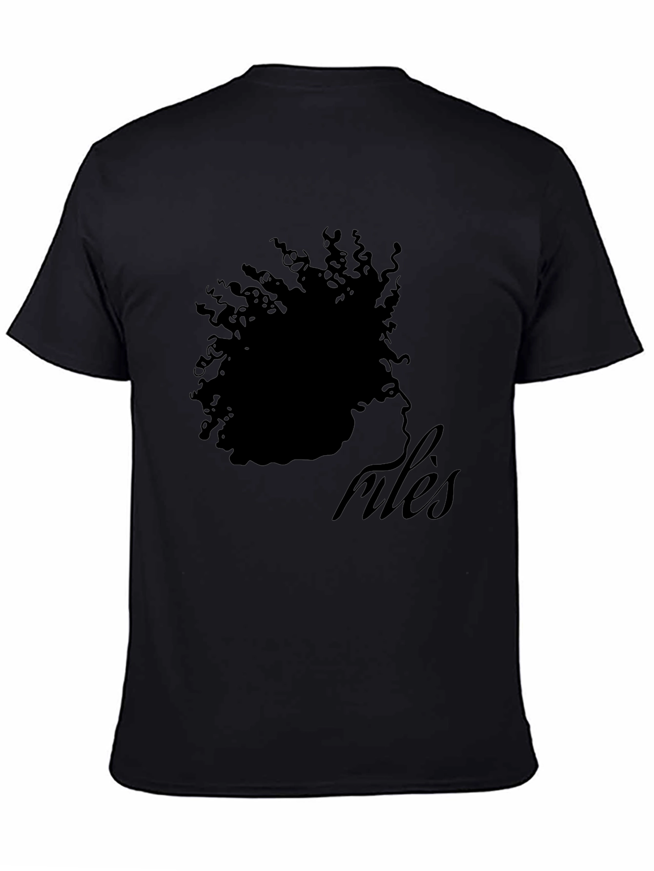Miles Black Graphic Tee