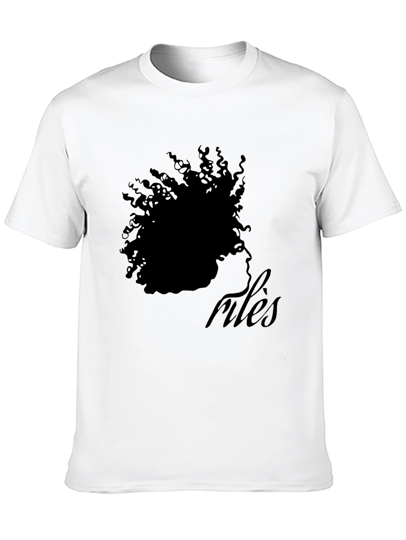 Miles Black Graphic Tee