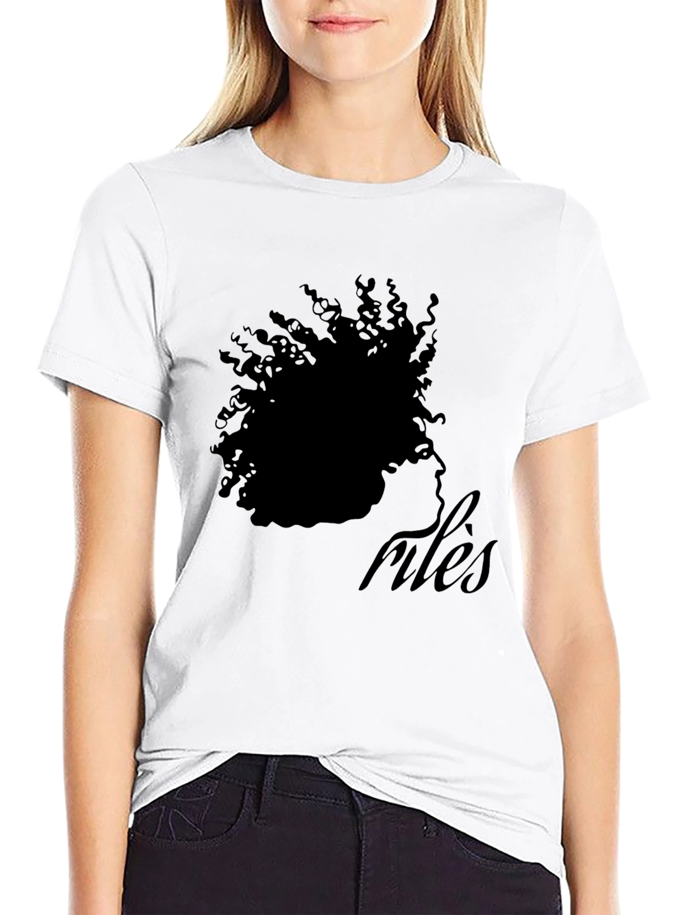 Miles Black Graphic Tee