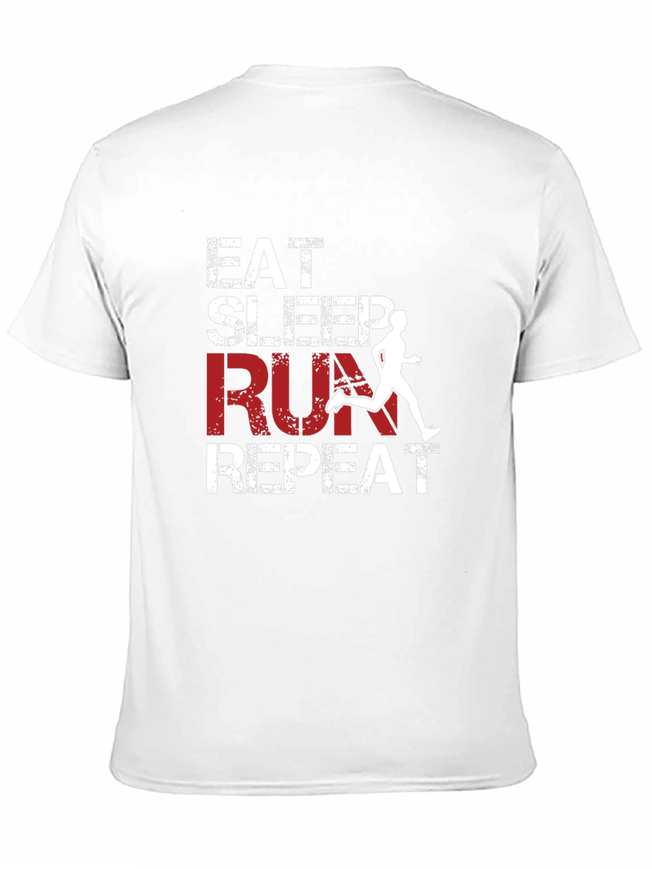 Eat Sleep Run Repeat Black Graphic Tee