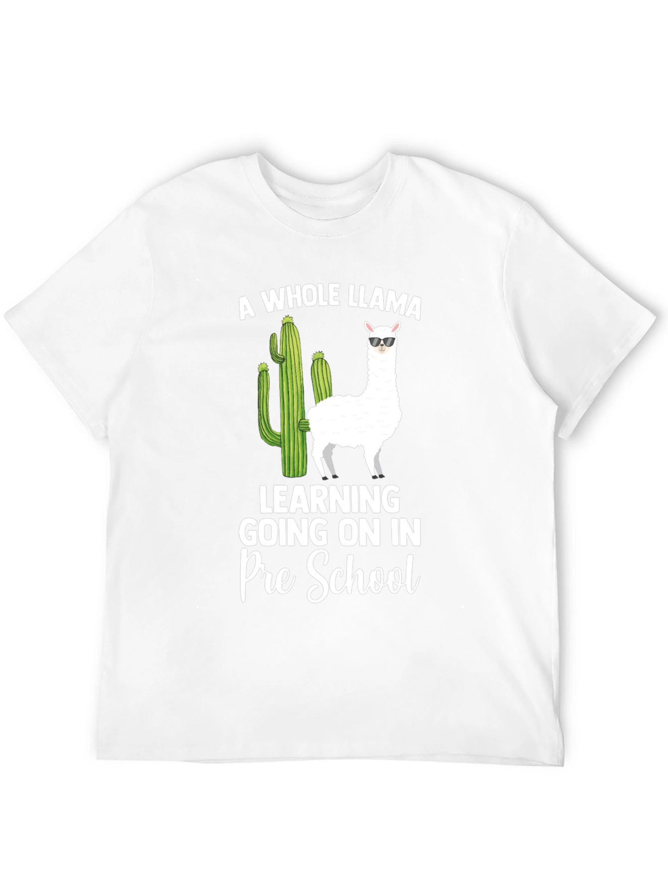 Llama Pre-School Teacher T-Shirt