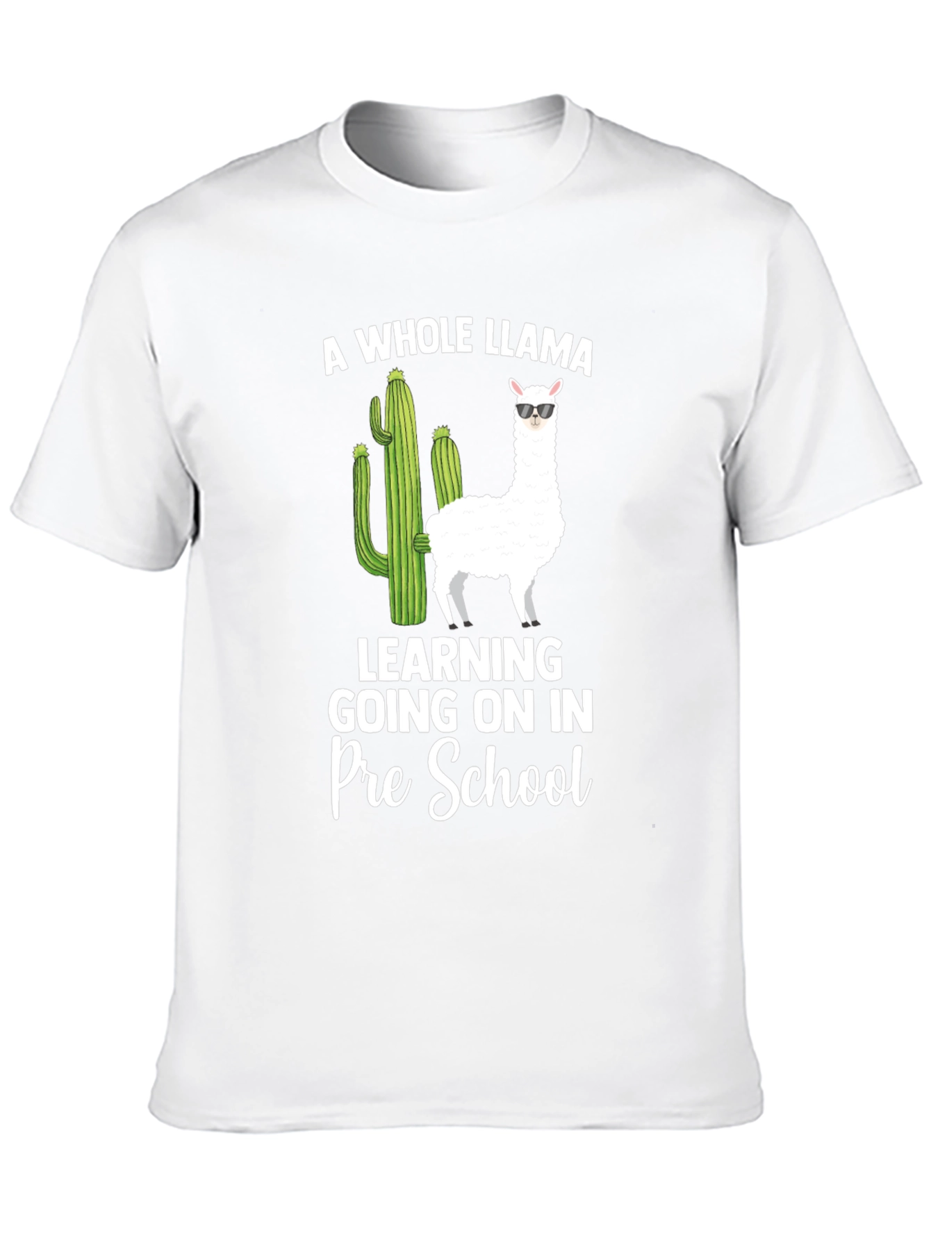 Llama Pre-School Teacher T-Shirt
