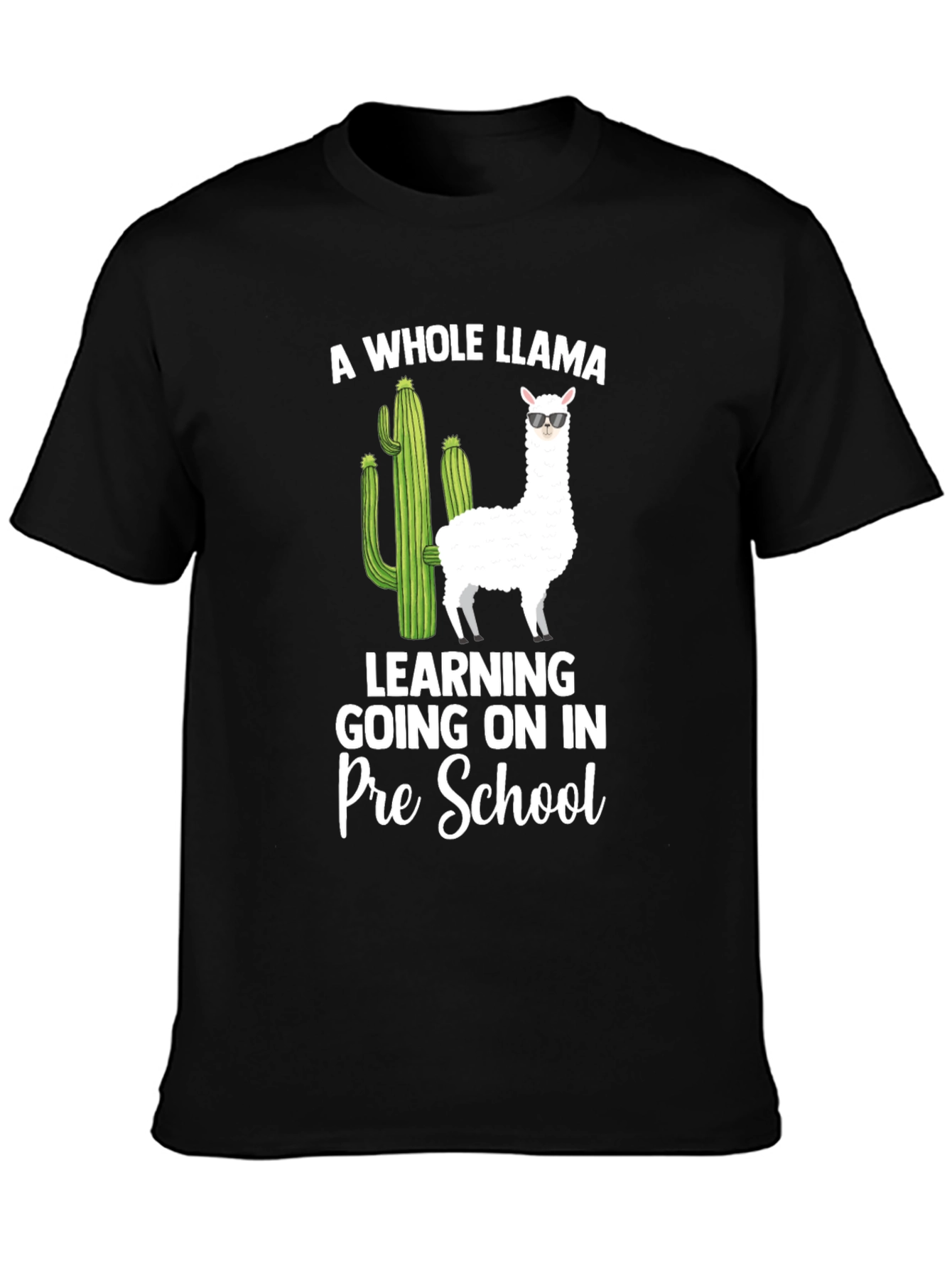 Llama Pre-School Teacher T-Shirt