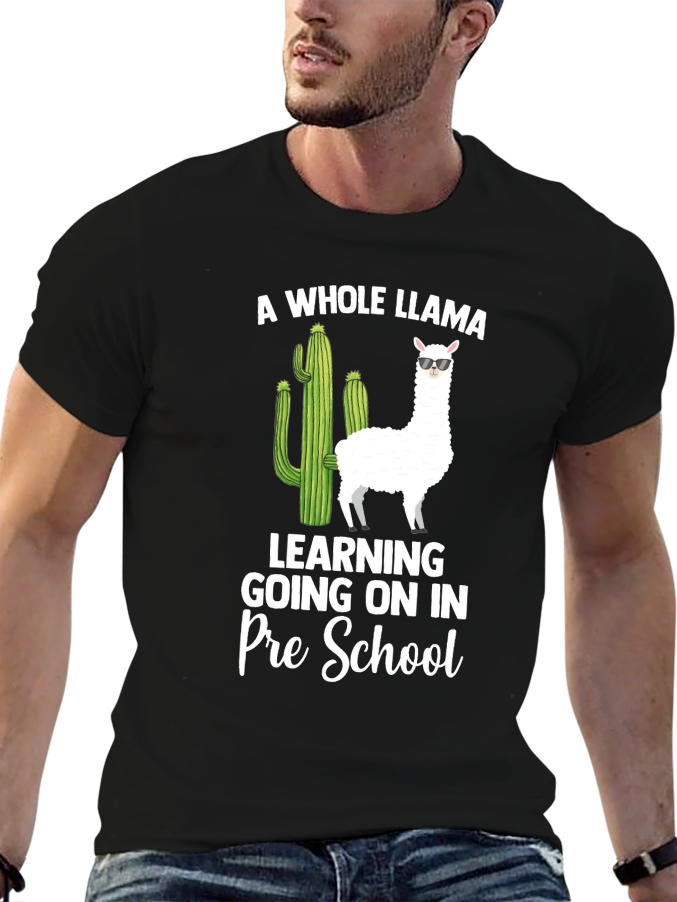 Llama Pre-School Teacher T-Shirt