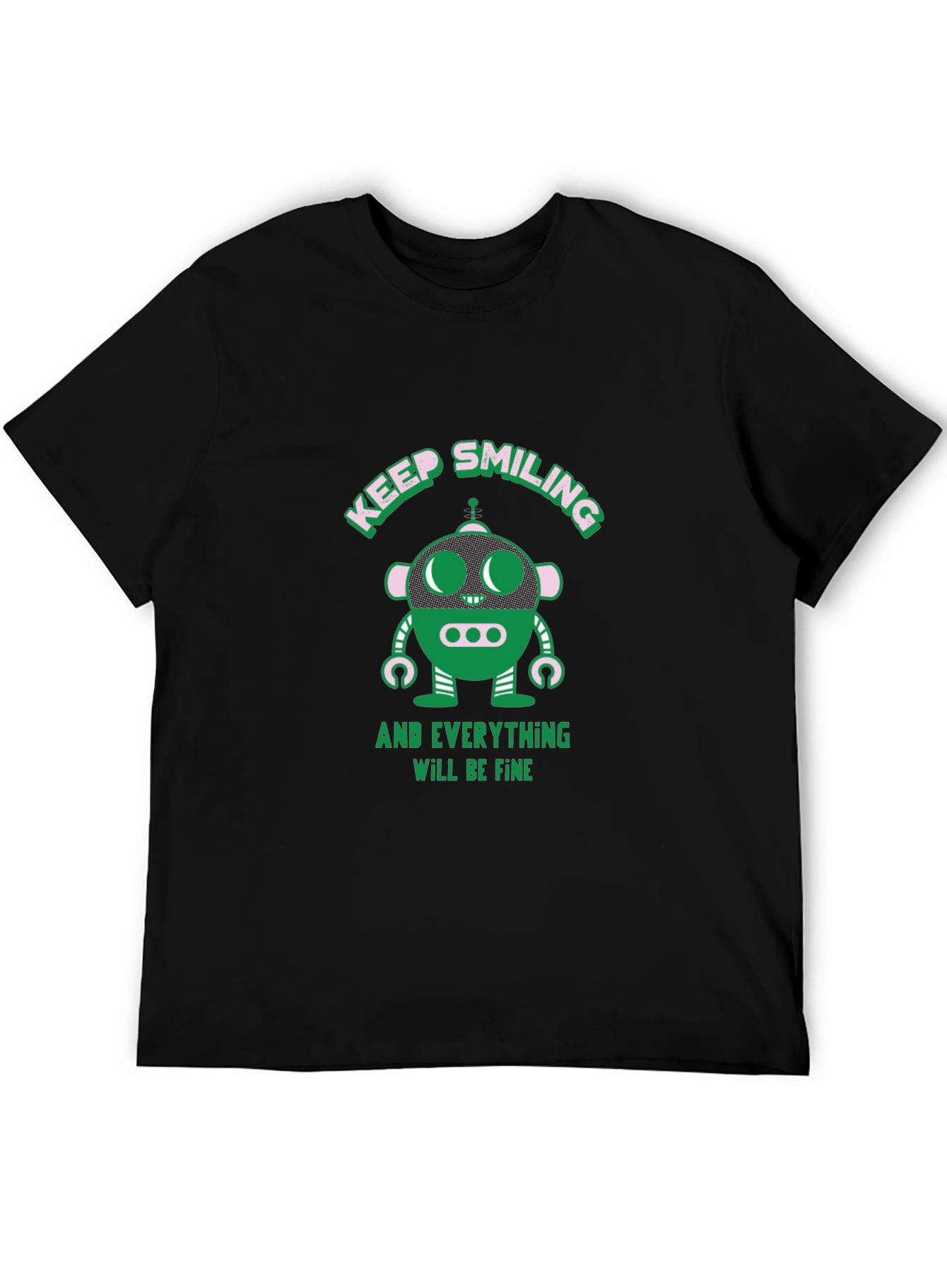 Keep Smiling Robot T-Shirt