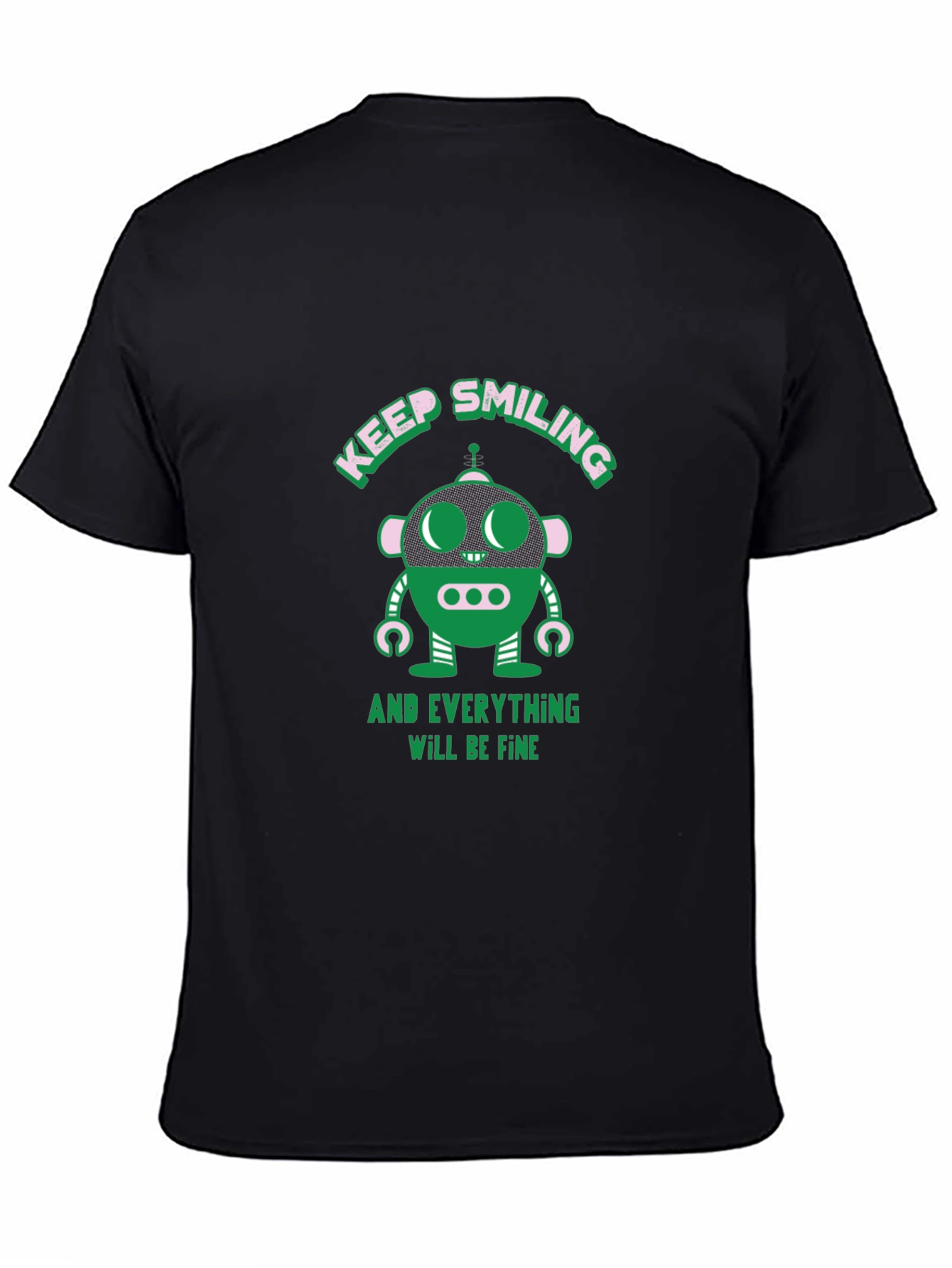 Keep Smiling Robot T-Shirt