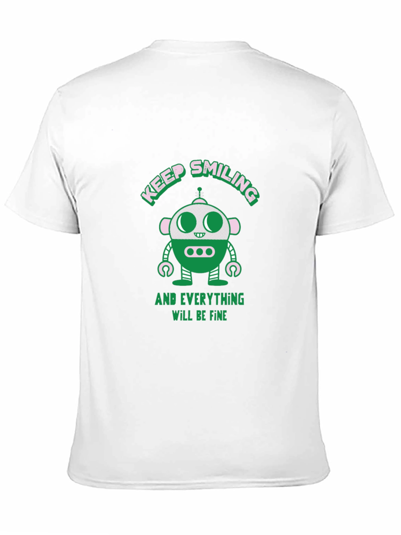 Keep Smiling Robot T-Shirt