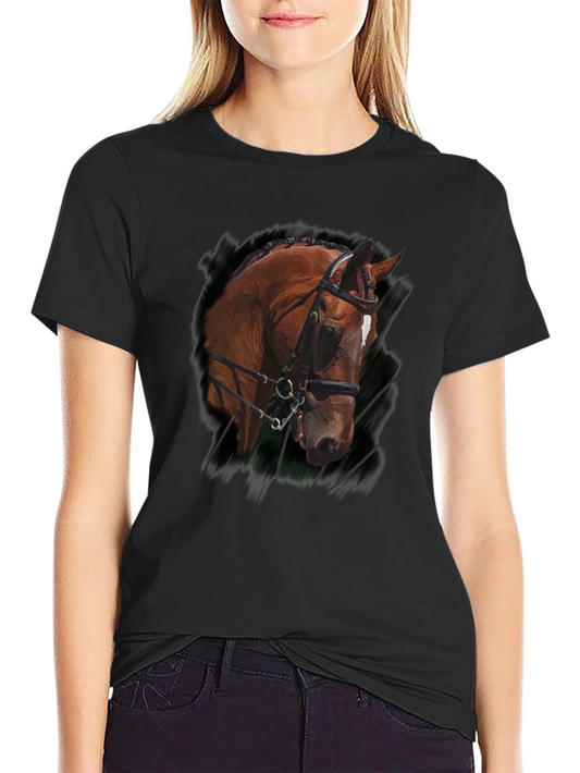 Horse Graphic Tee - Equestrian Style