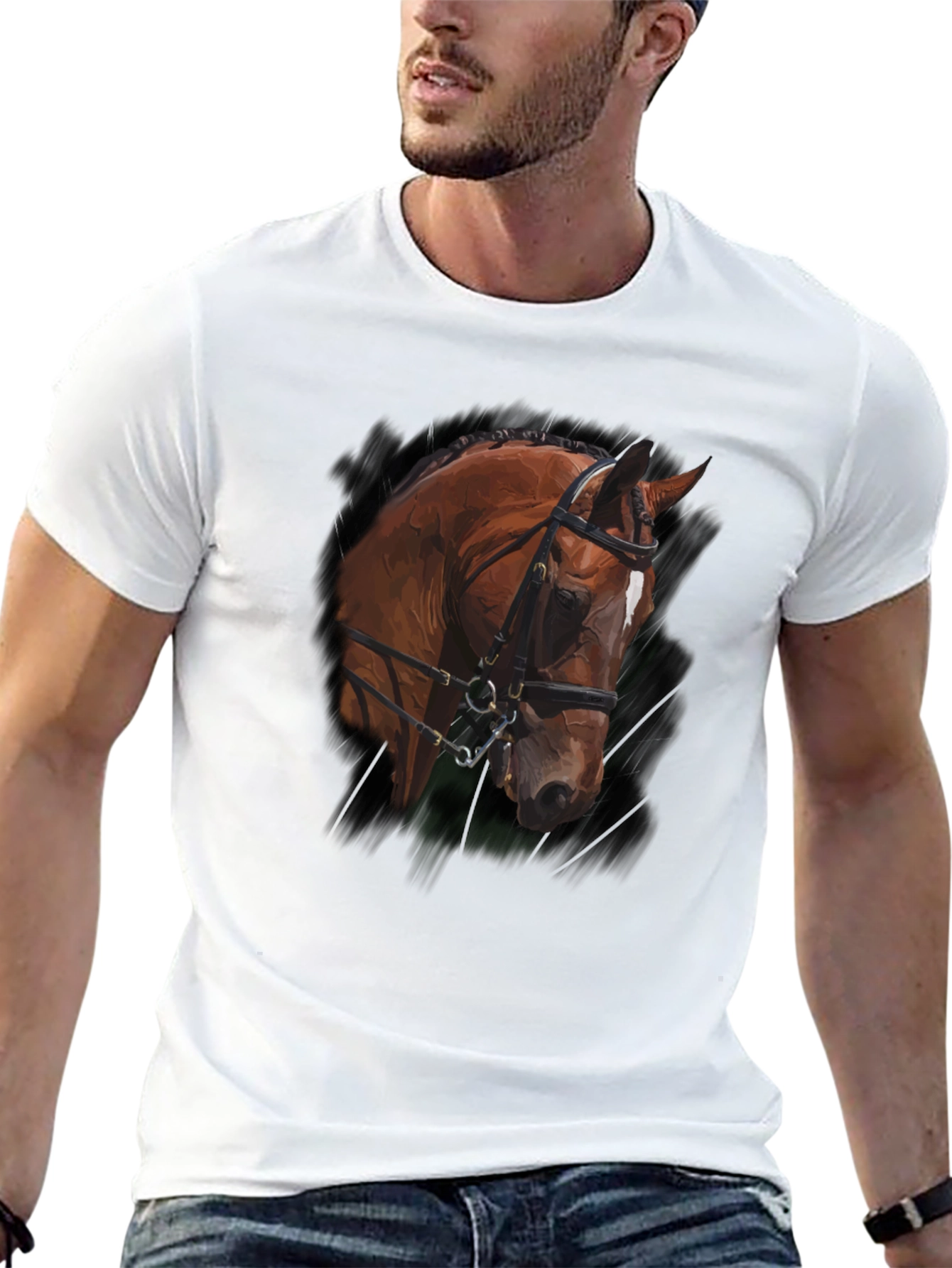 Horse Graphic Tee - Equestrian Style