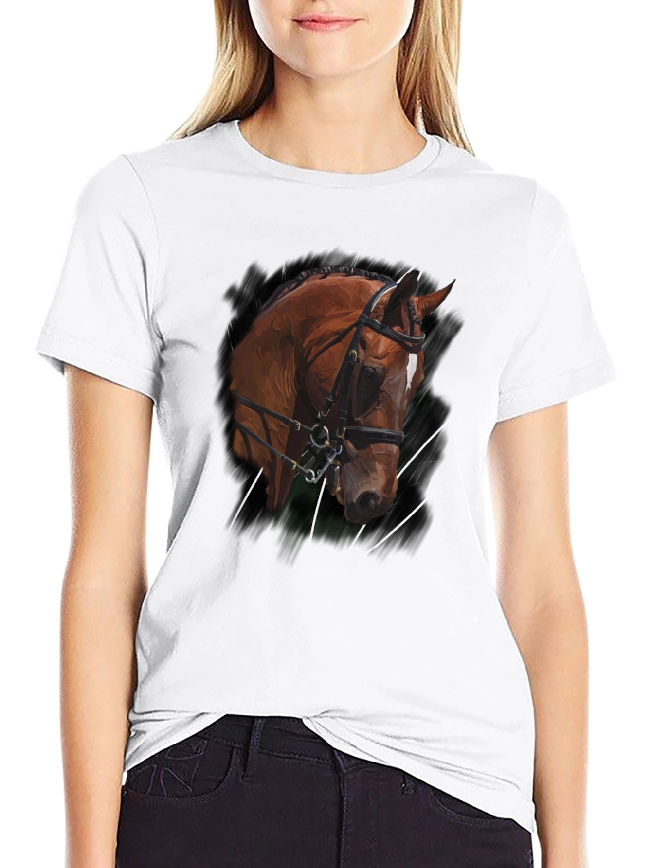 Horse Graphic Tee - Equestrian Style