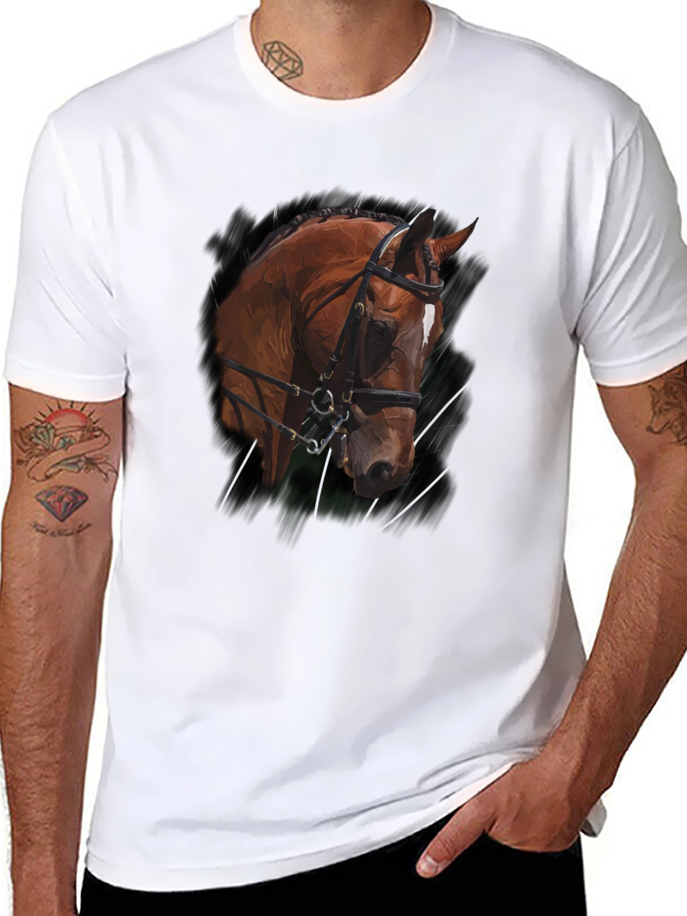 Horse Graphic Tee - Equestrian Style
