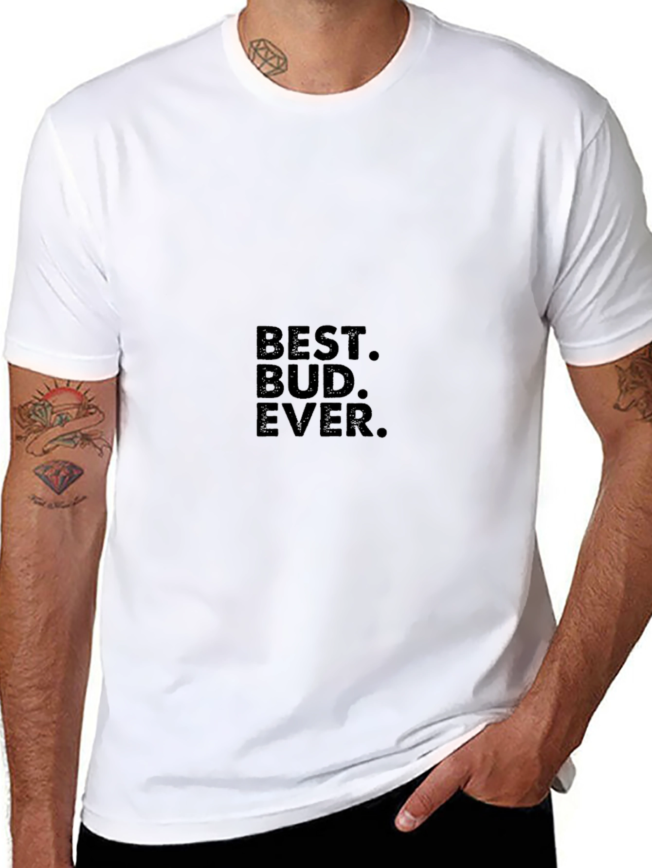 Best Bud Ever Black Graphic Tee