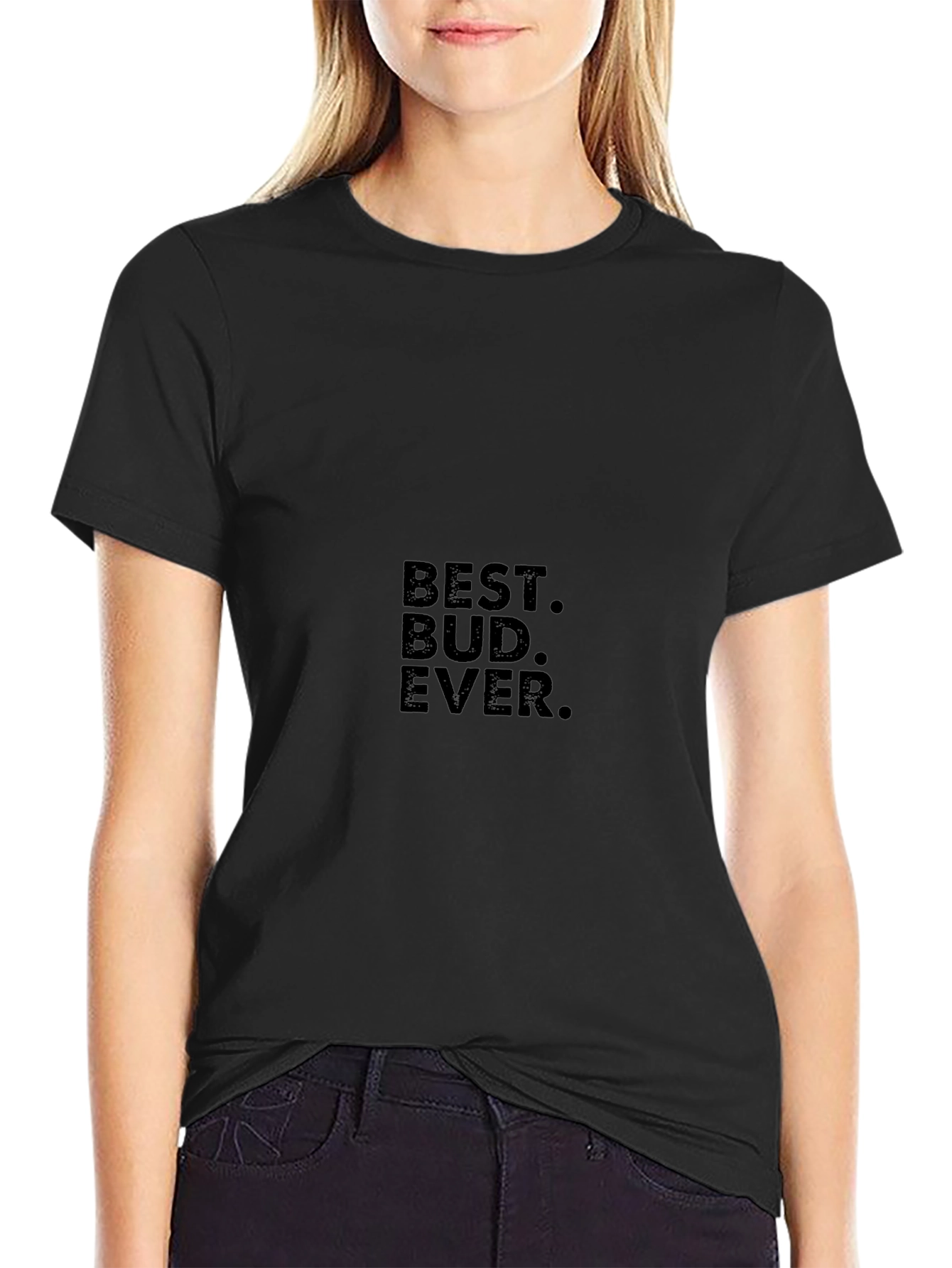 Best Bud Ever Black Graphic Tee