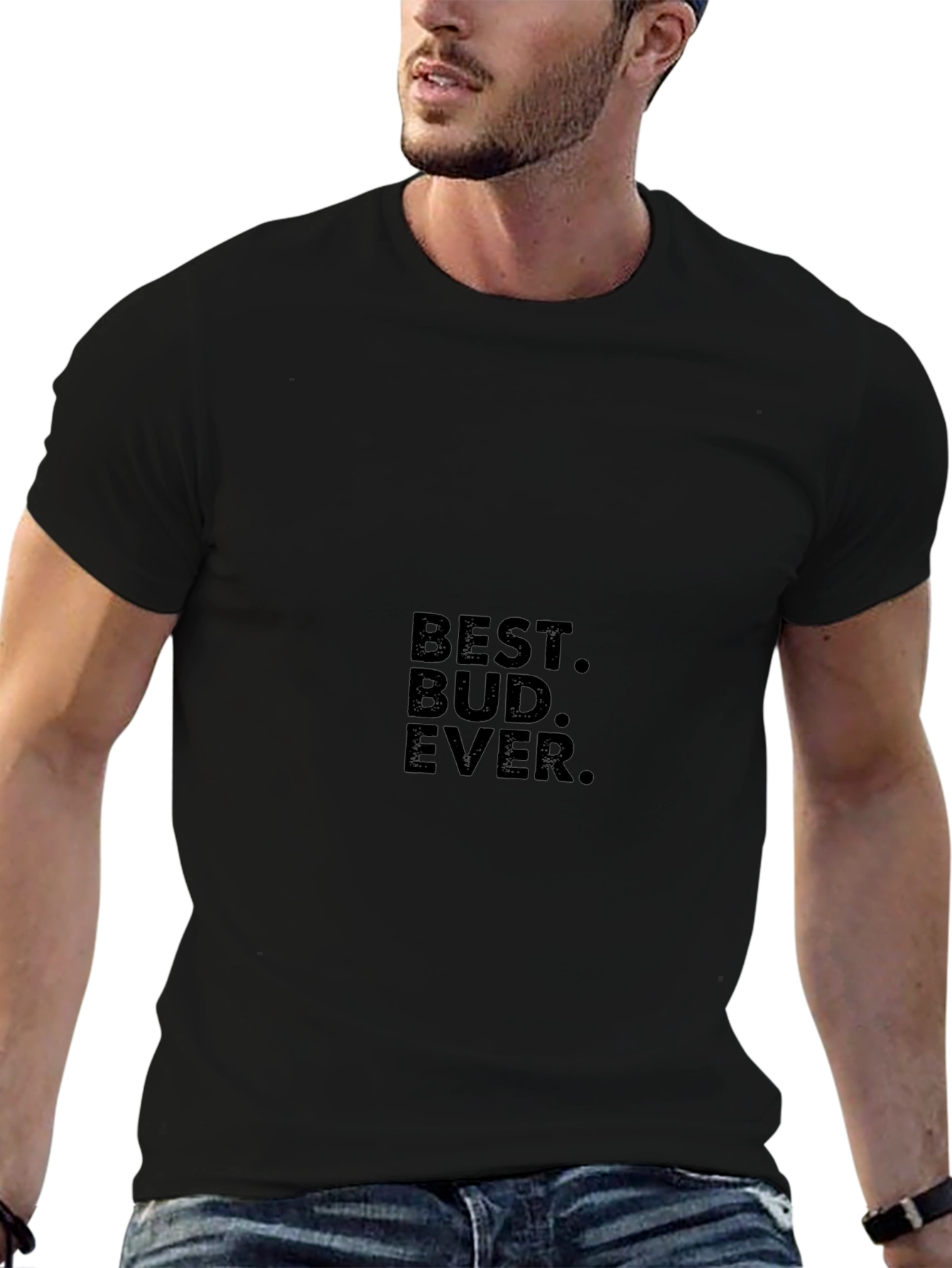 Best Bud Ever Black Graphic Tee