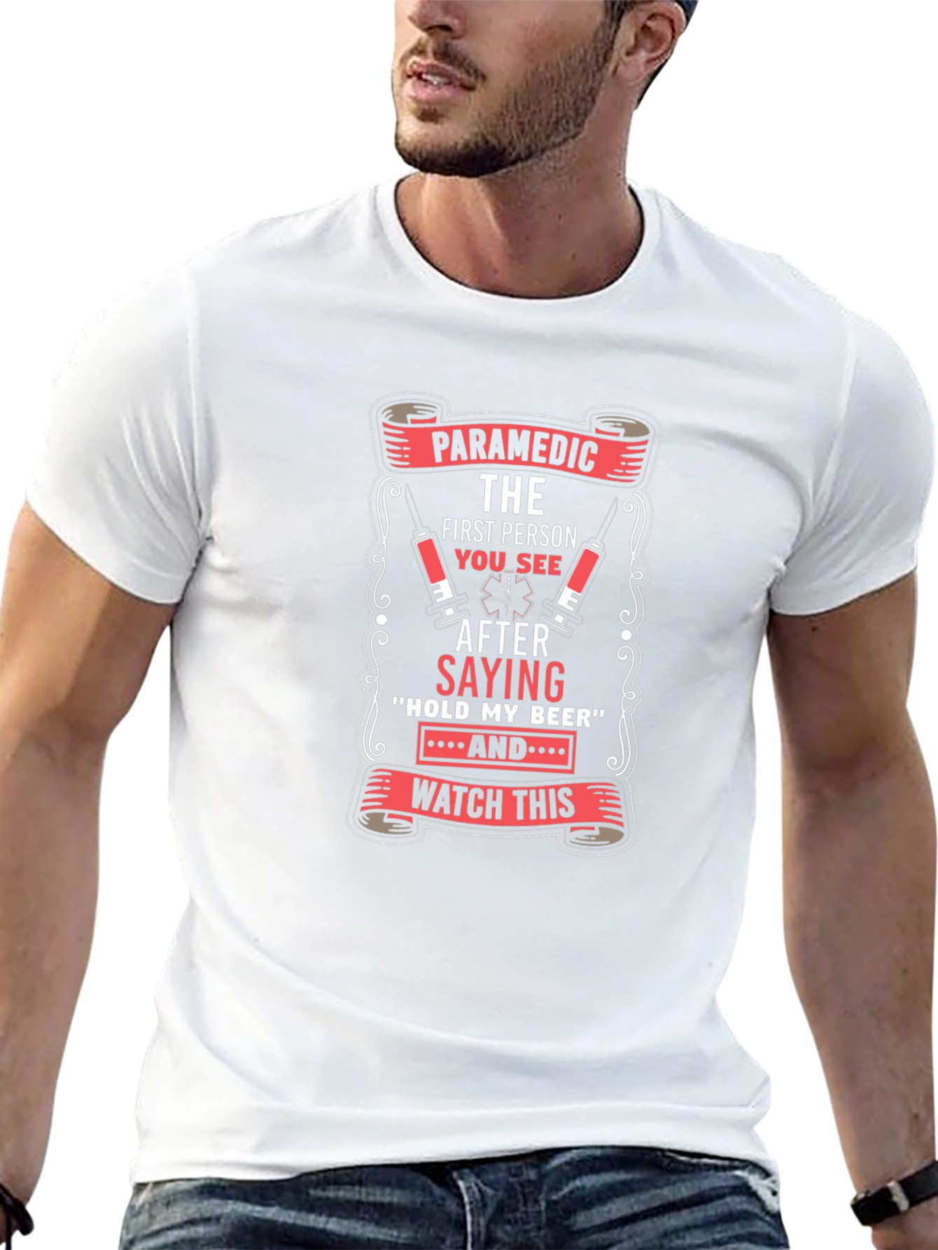Paramedic First Person T-Shirt Funny EMS Tee