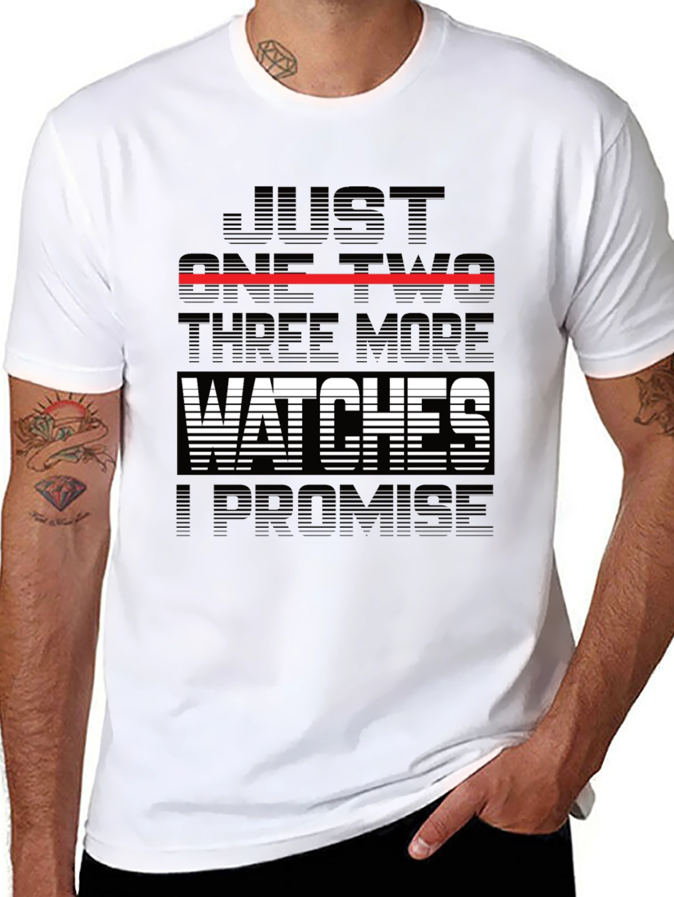 Just One Two Three More Watches T-Shirt