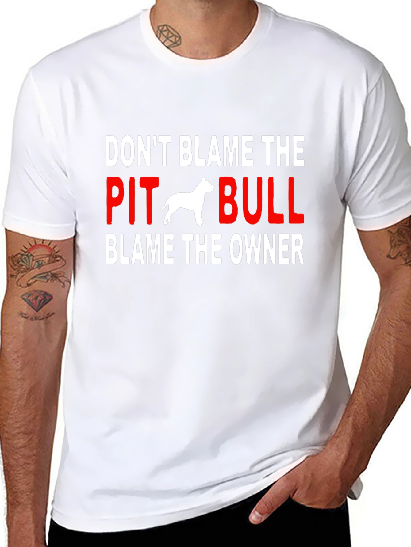 Dont Blame the Pit Bull T-Shirt