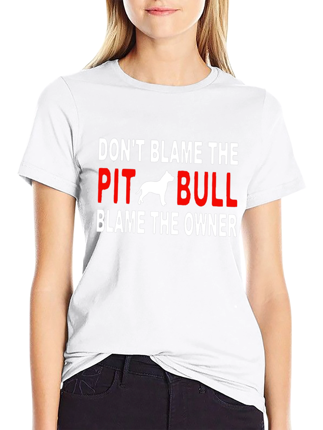 Dont Blame the Pit Bull T-Shirt