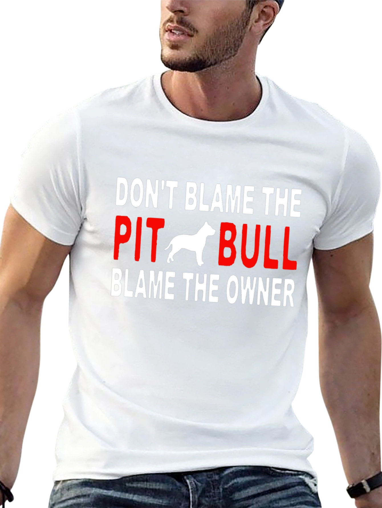 Dont Blame the Pit Bull T-Shirt