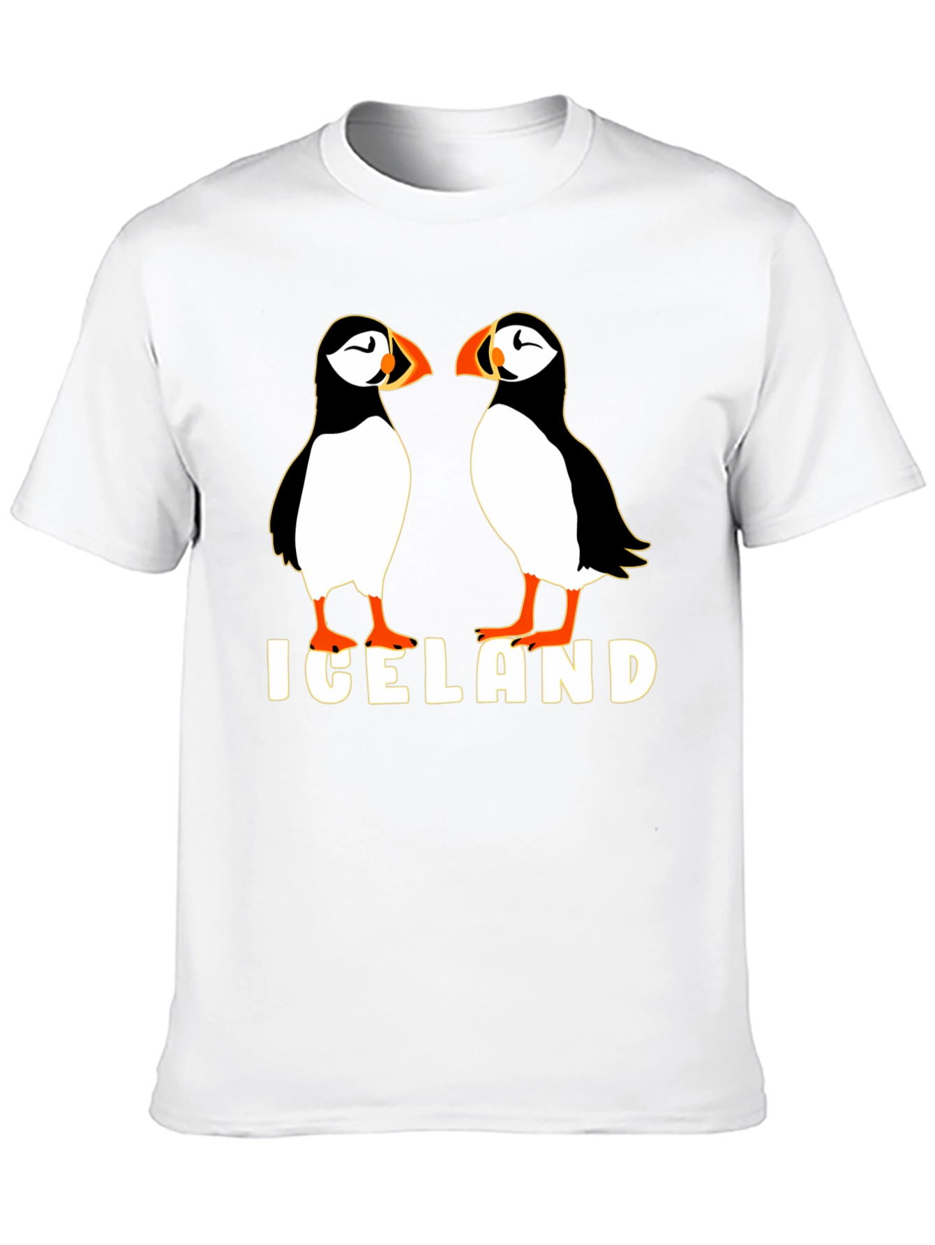 Iceland Puffin Graphic Tee - Black