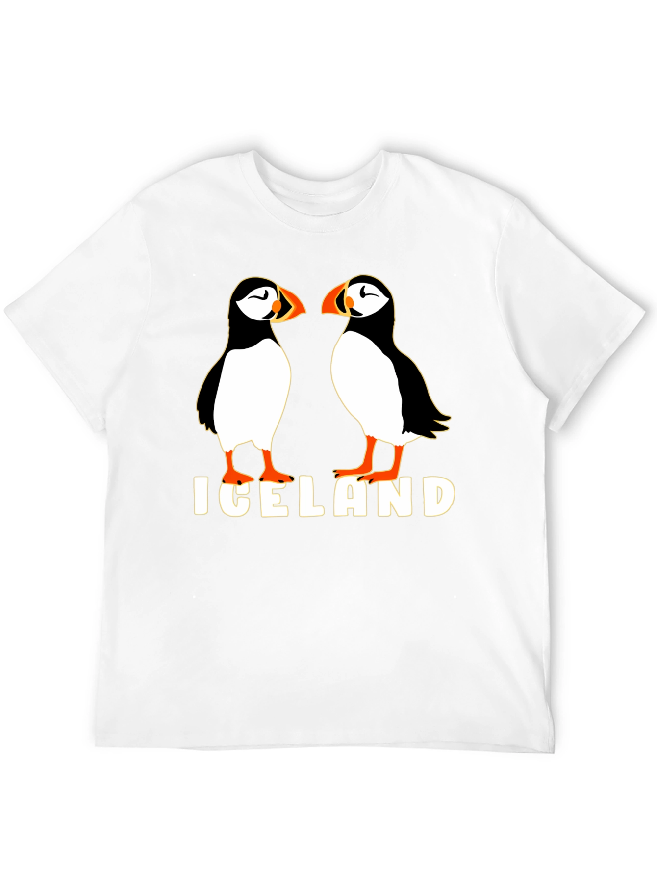 Iceland Puffin Graphic Tee - Black