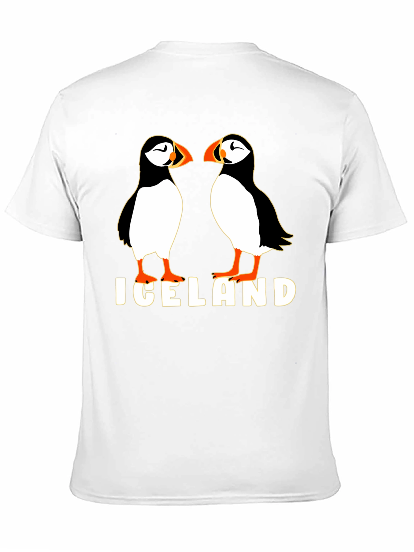 Iceland Puffin Graphic Tee - Black