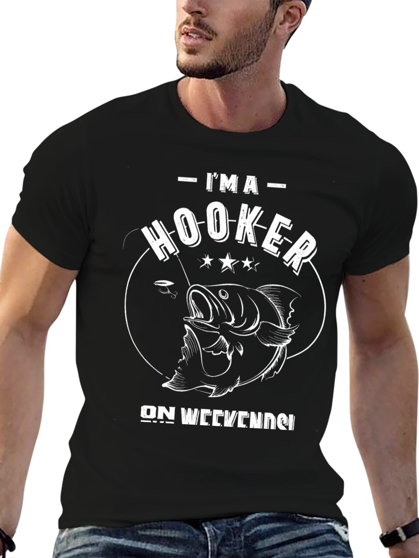 Im A Hooker On Weekends Fishing T-Shirt
