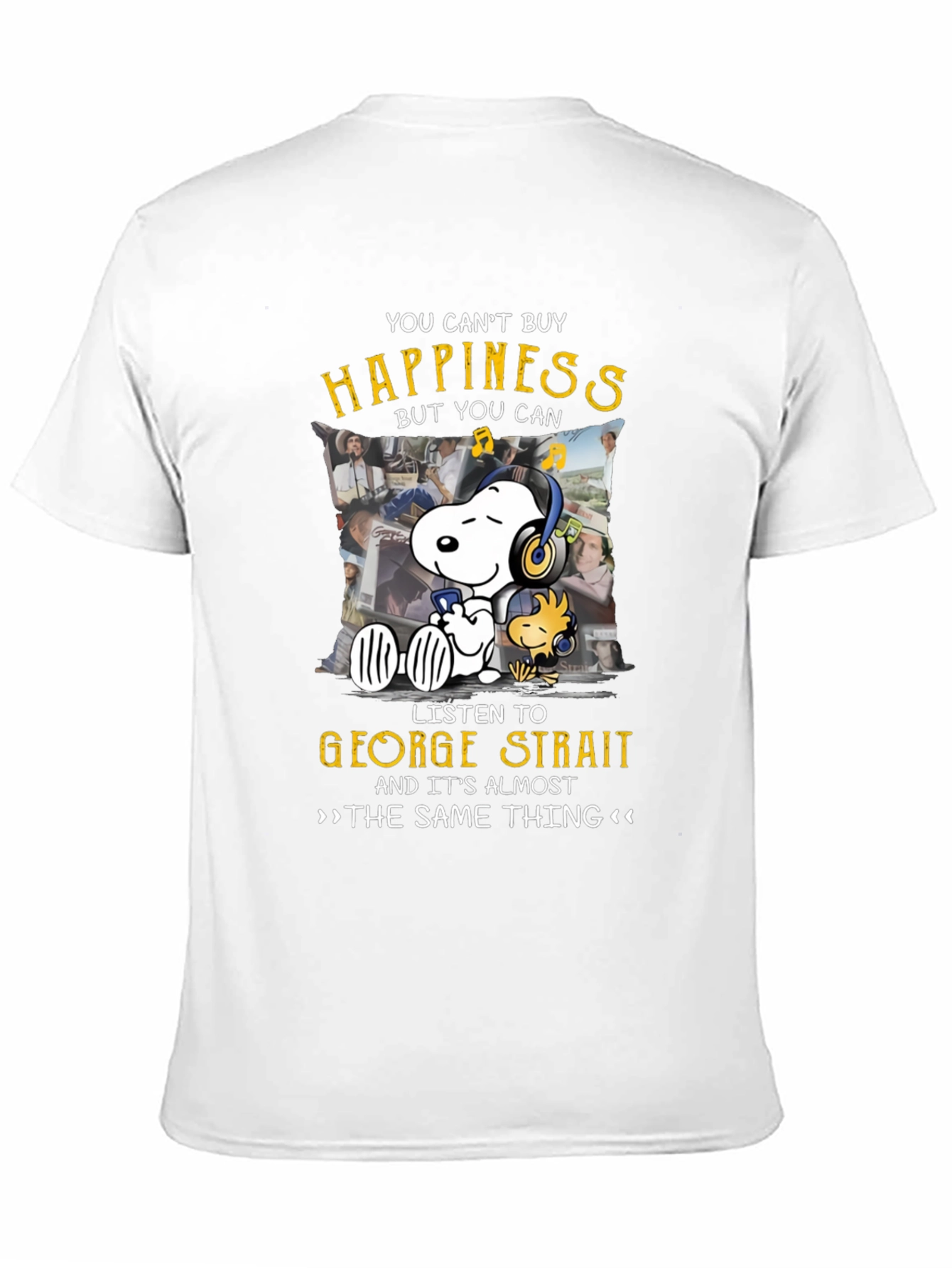 George Strait Snoopy T-Shirt - Music Lover Tee